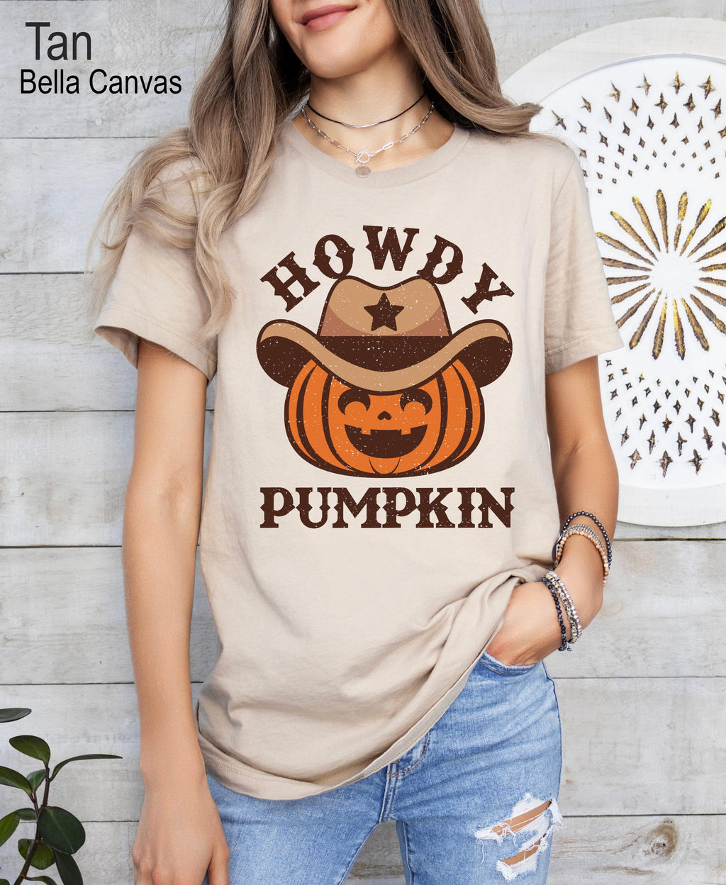 Howdy Pumpkin Halloween Shirt, Cute Women's Western Halloween Tee, Fall Pumpkin Season Shirt, Retro Halloween Shirt, Western Fall Shirt