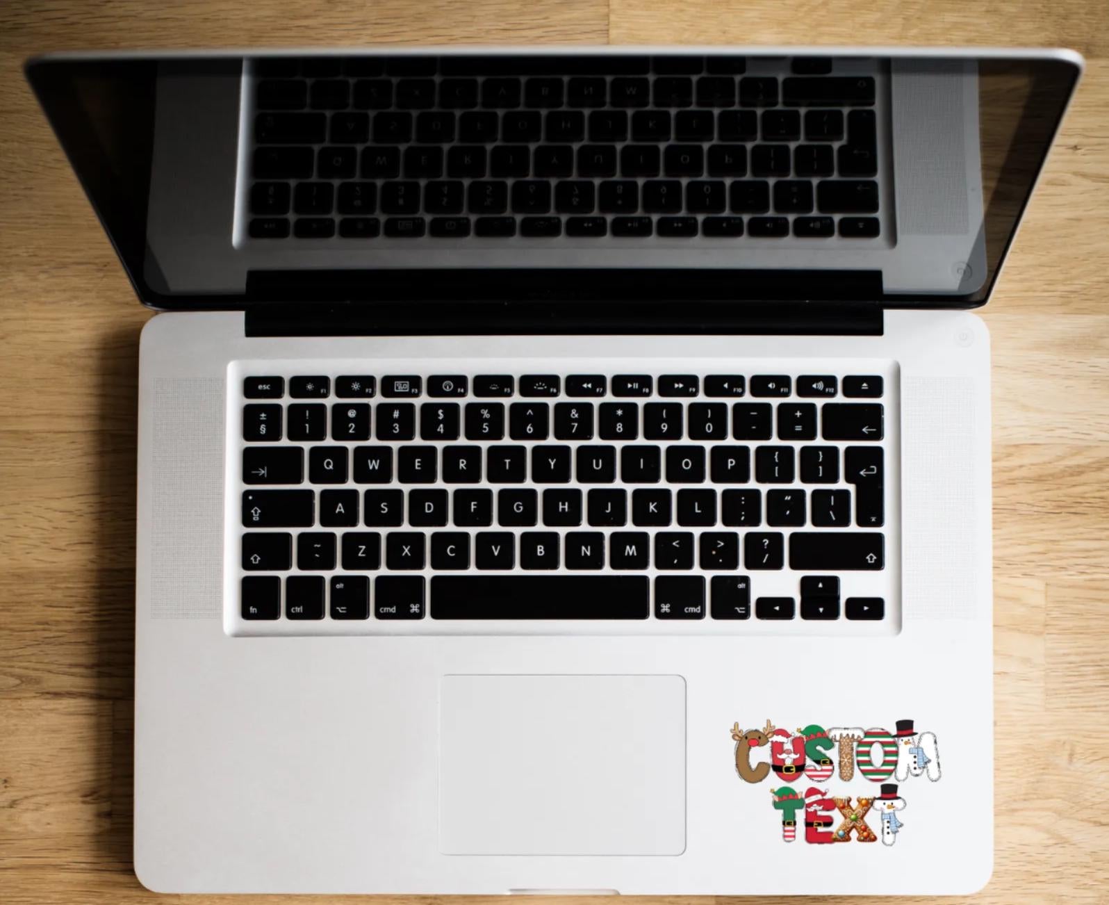 Custom Name Christmas Sticker, Santa Christmas Decal, Christmas Gift for Kids,Holiday Labels for Gift Box,Package,Personalized Holiday Gifts