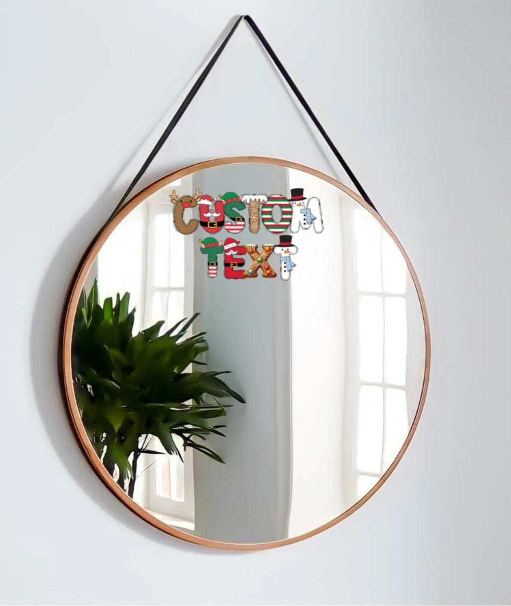 Custom Name Christmas Sticker, Santa Christmas Decal, Christmas Gift for Kids,Holiday Labels for Gift Box,Package,Personalized Holiday Gifts