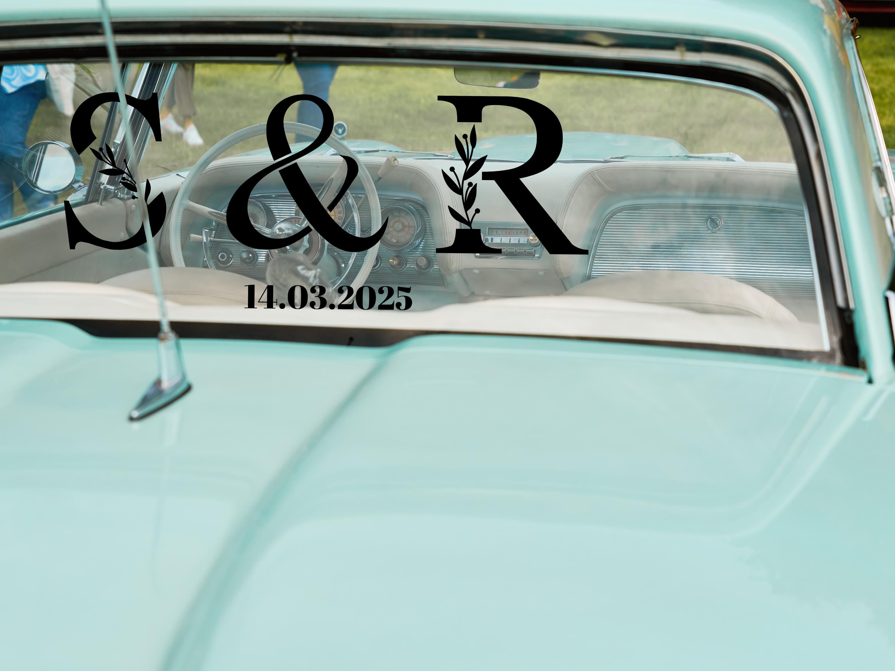 Wedding Sticker Car Rear Window, Removable Vinyl Waterproof Bride Groom Decoration, Bridal Wedding Mr & Mrs,  Wedding Car Bumper Sticker