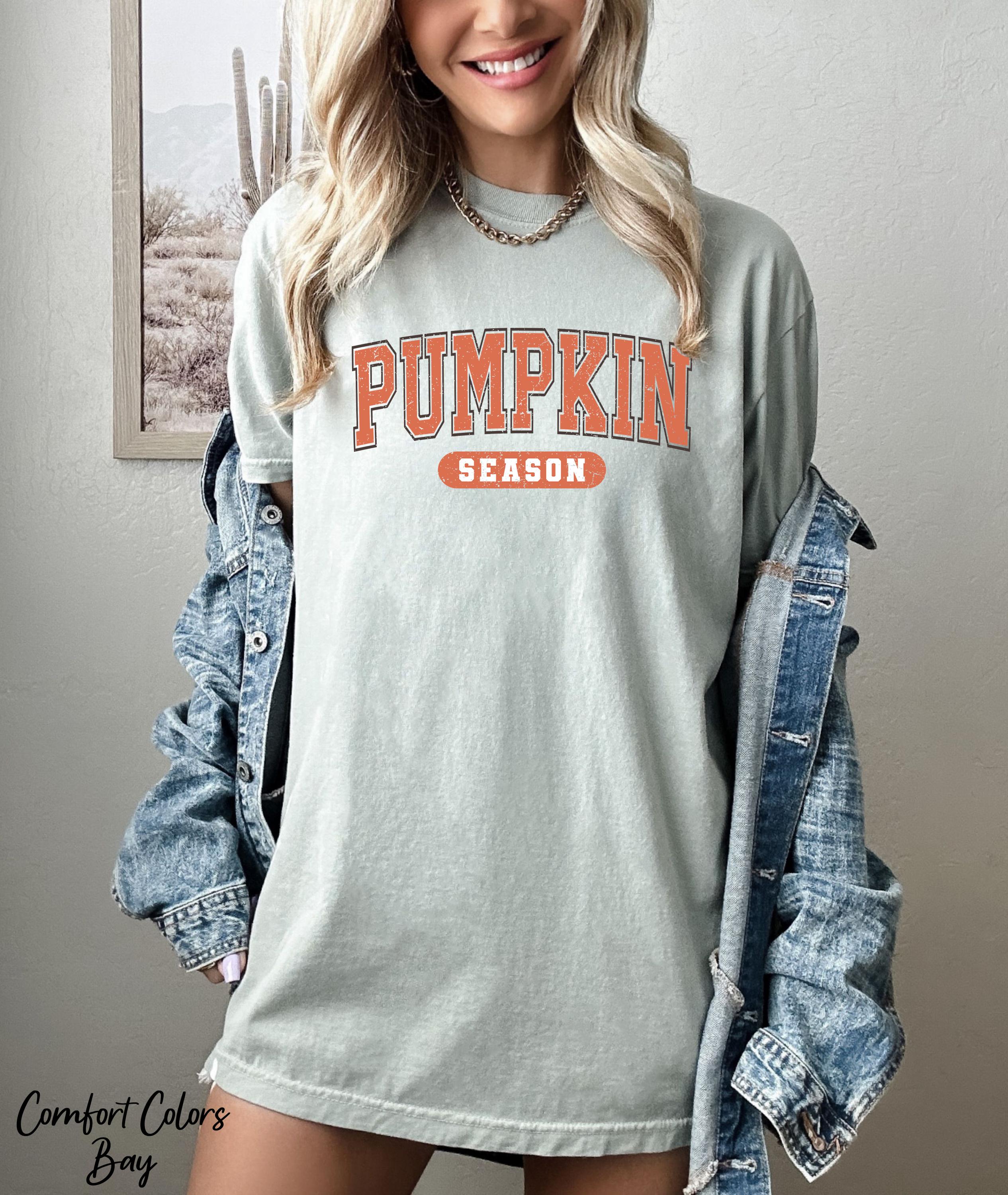 Comfort Colors Pumpkin Season Shirt, Pumpkin Halloween Shirt, Cute Fall Shirt, Thanksgiving Gift, Autumn Shirt, Spooky Season Shirt