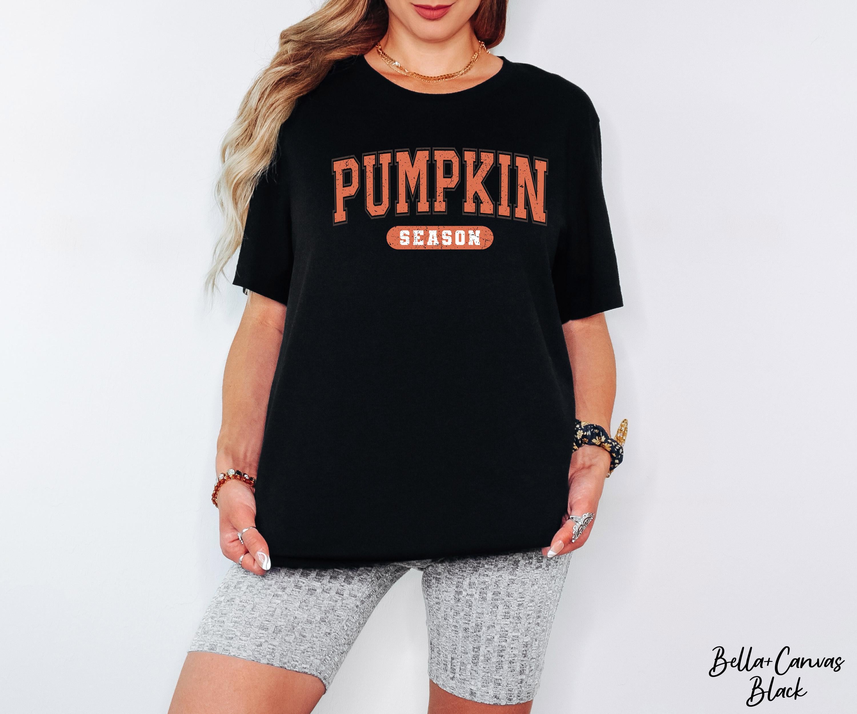 Comfort Colors Pumpkin Season Shirt, Pumpkin Halloween Shirt, Cute Fall Shirt, Thanksgiving Gift, Autumn Shirt, Spooky Season Shirt