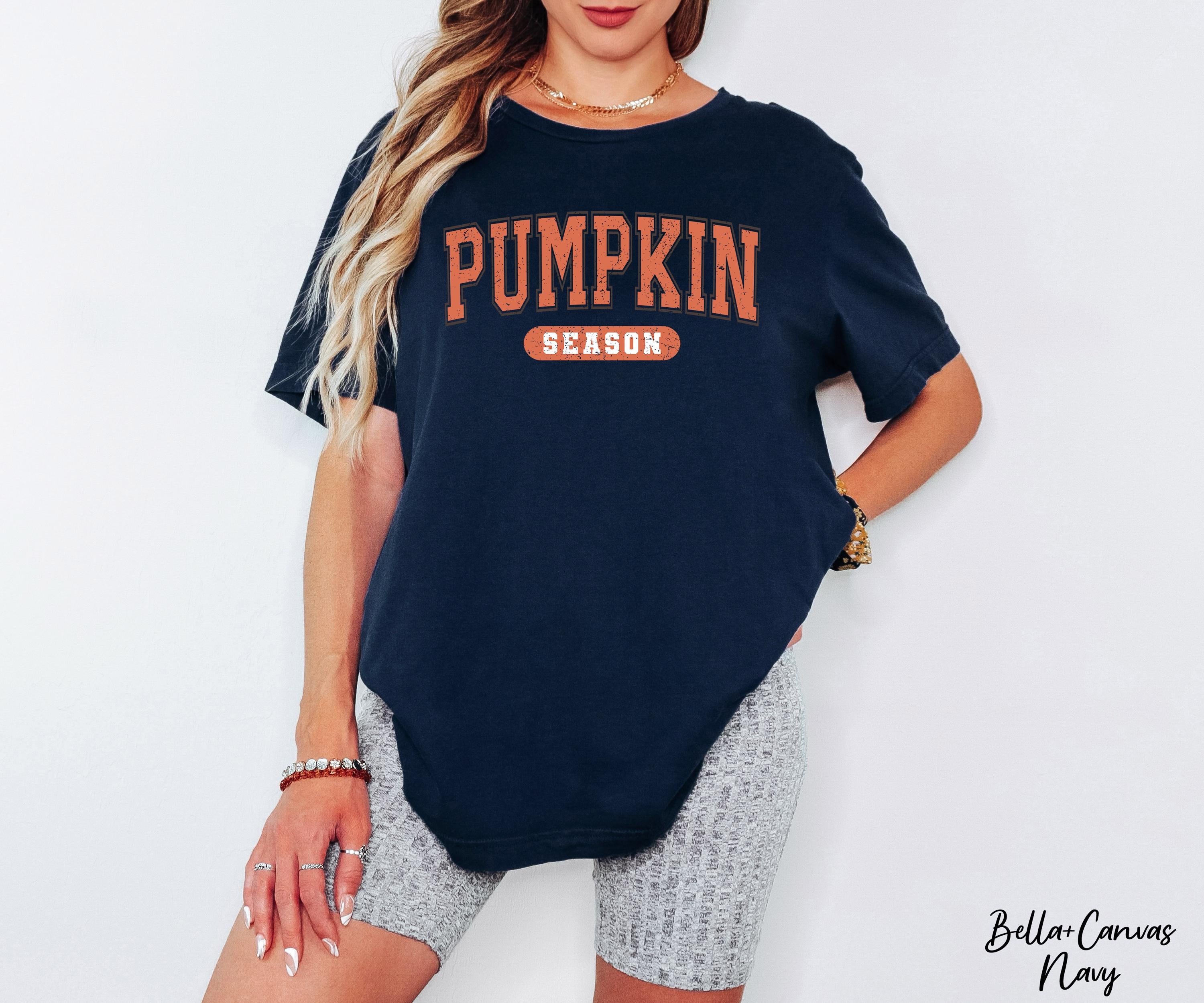 Comfort Colors Pumpkin Season Shirt, Pumpkin Halloween Shirt, Cute Fall Shirt, Thanksgiving Gift, Autumn Shirt, Spooky Season Shirt