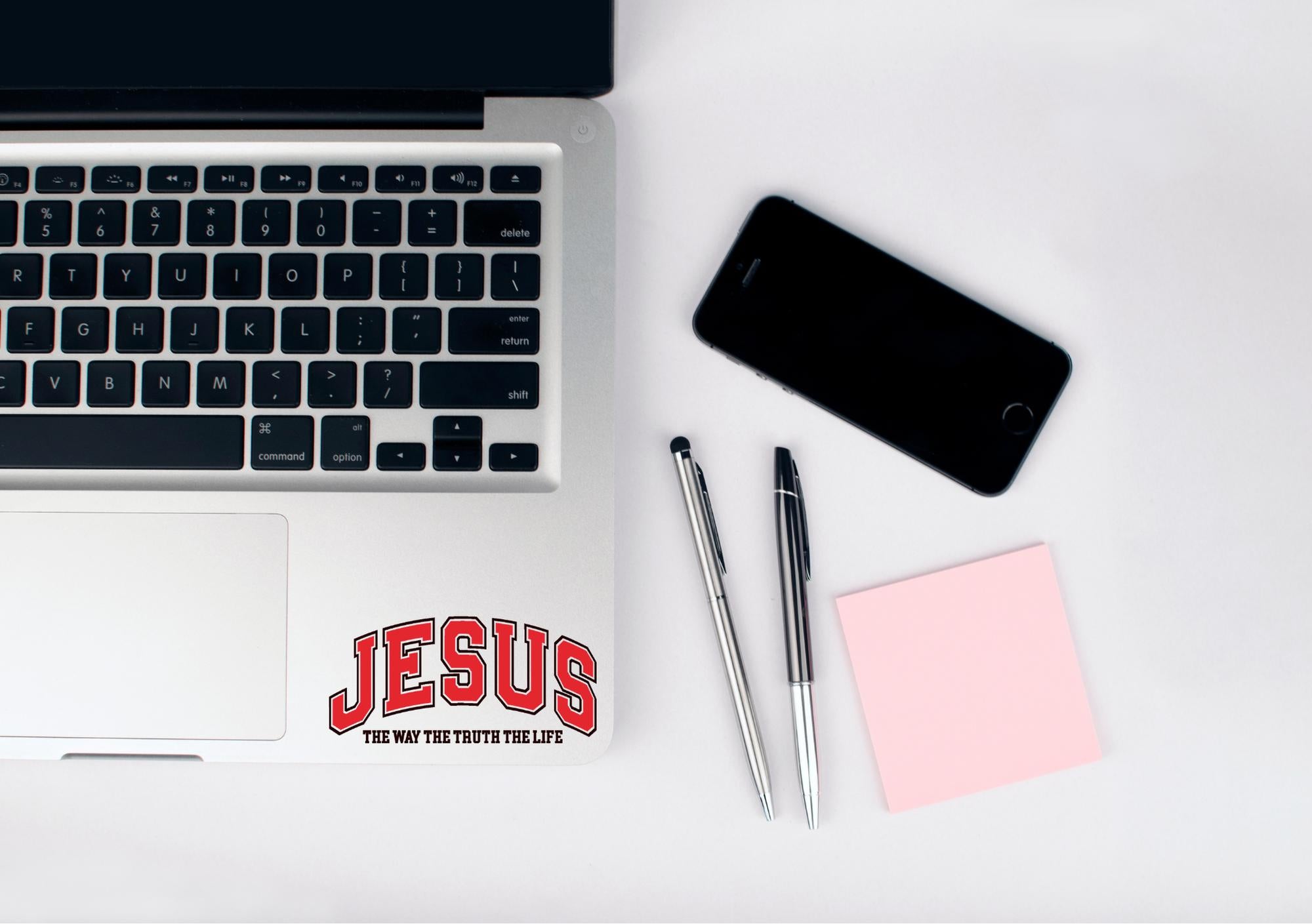 Jesus Decal, Rear View Mirror Decal, Christian Gift,  Faith Car Mirror Decal, Car Mirror Decal, Faith Mug Decal, Christian Car Vinyl Decal