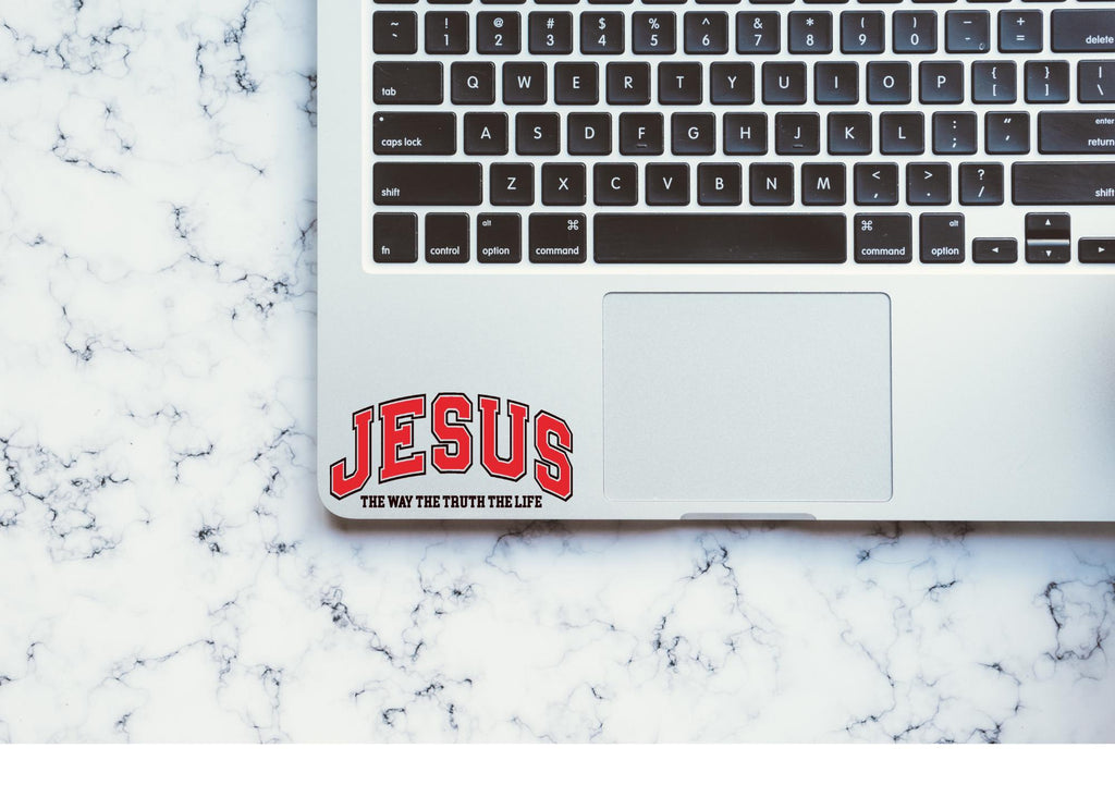 Jesus Decal, Rear View Mirror Decal, Christian Gift,  Faith Car Mirror Decal, Car Mirror Decal, Faith Mug Decal, Christian Car Vinyl Decal