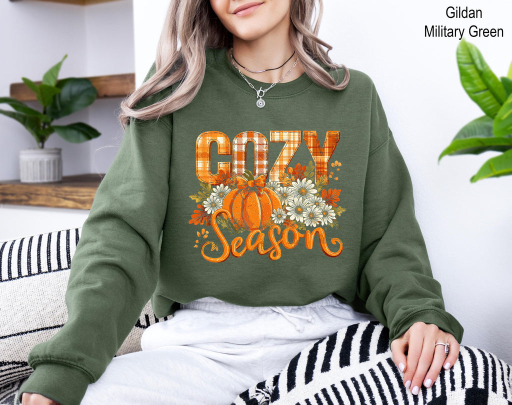 Cozy Season Sweatshirt, Autumn Sweatshirts, Sweatshirts for Her, Fall Sweatshirt, Cozy Autumn Shirt, Autumn Leaves Sweatshirt, Fall Shirt