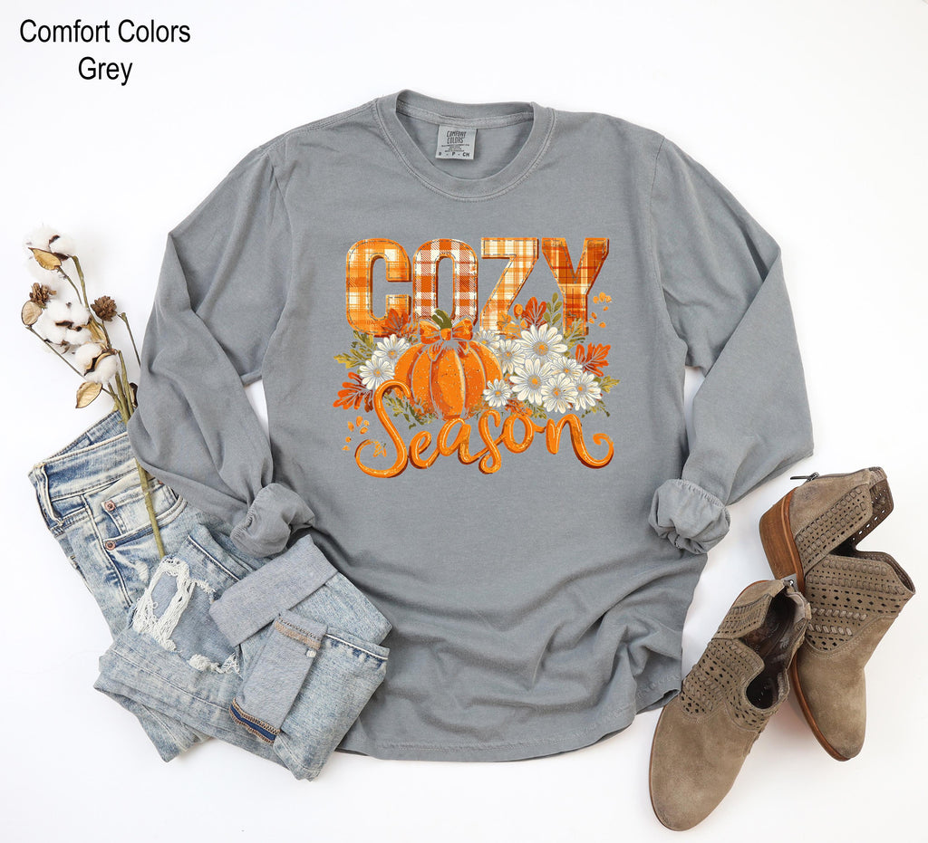 Cozy Season Sweatshirt, Autumn Sweatshirts, Sweatshirts for Her, Fall Sweatshirt, Cozy Autumn Shirt, Autumn Leaves Sweatshirt, Fall Shirt