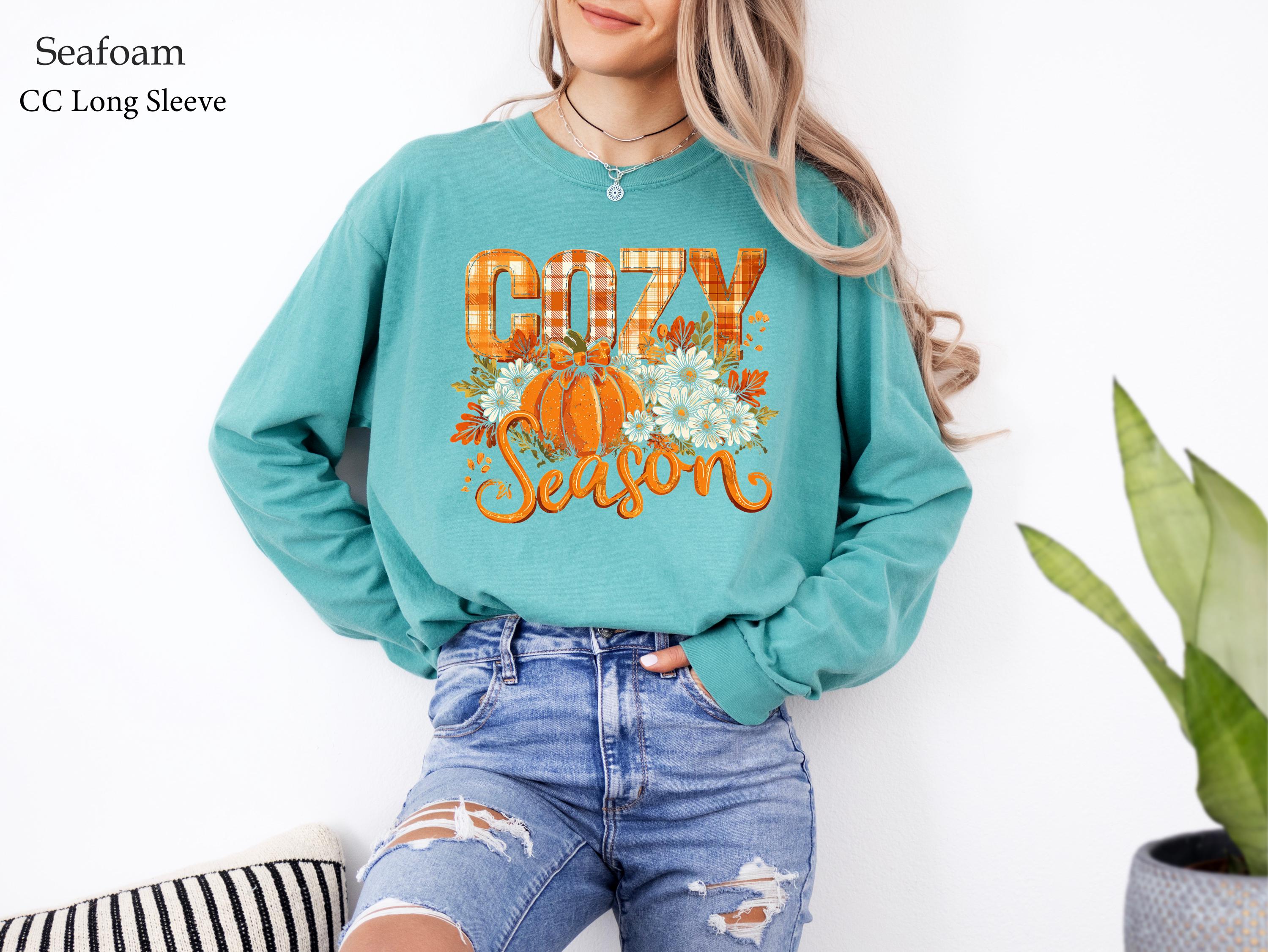 Cozy Season Sweatshirt, Autumn Sweatshirts, Sweatshirts for Her, Fall Sweatshirt, Cozy Autumn Shirt, Autumn Leaves Sweatshirt, Fall Shirt