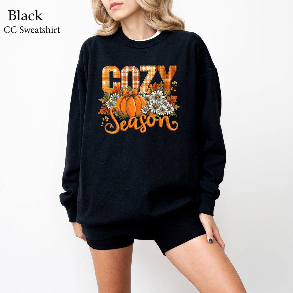 Cozy Season Sweatshirt, Autumn Sweatshirts, Sweatshirts for Her, Fall Sweatshirt, Cozy Autumn Shirt, Autumn Leaves Sweatshirt, Fall Shirt