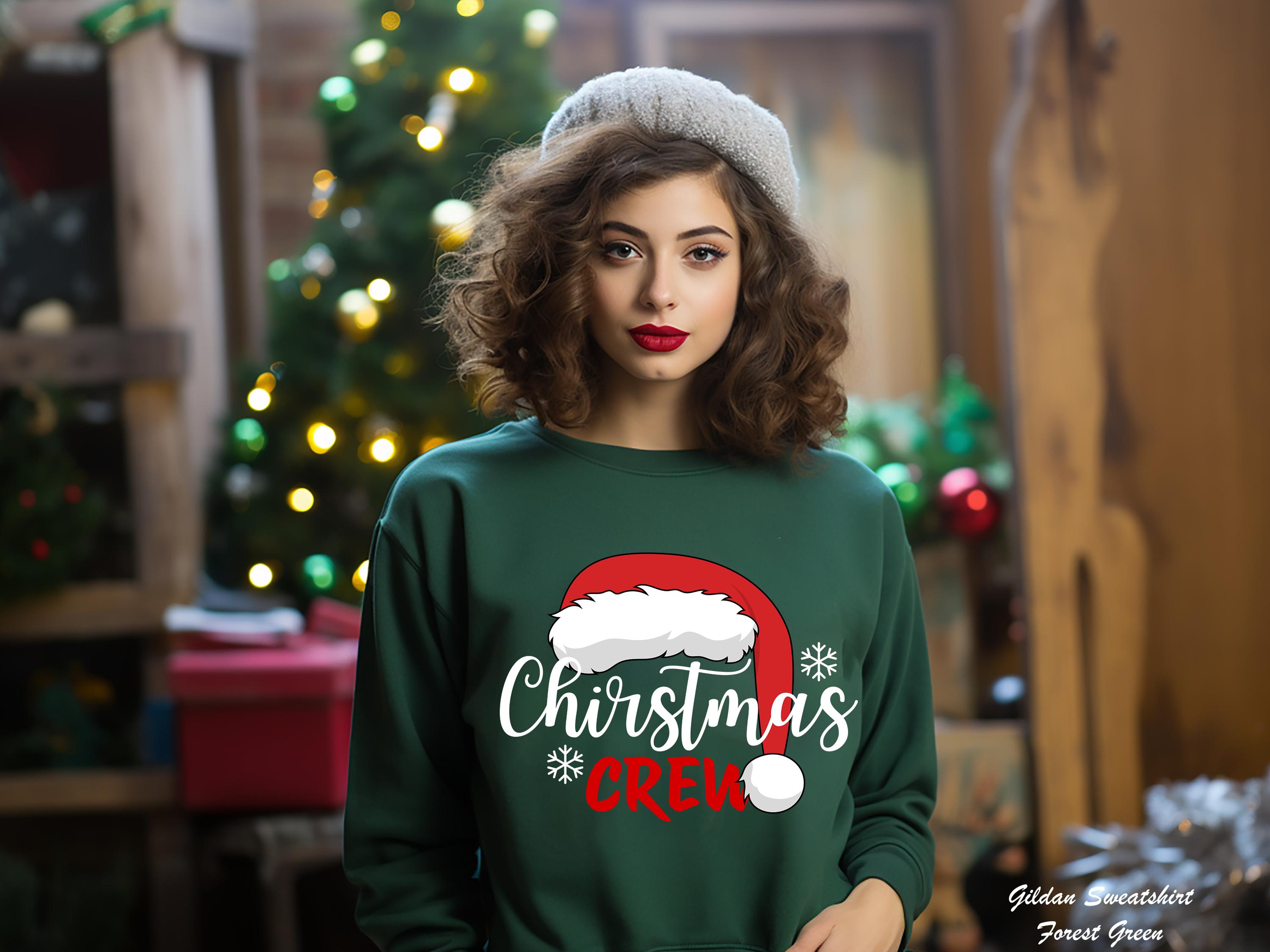 Christmas Crew Sweatshirt, Christmas Lights Sweater, Holiday Matching Long Sleeve, Christmas Group Sweatshirt, Christmas Family Sweater,