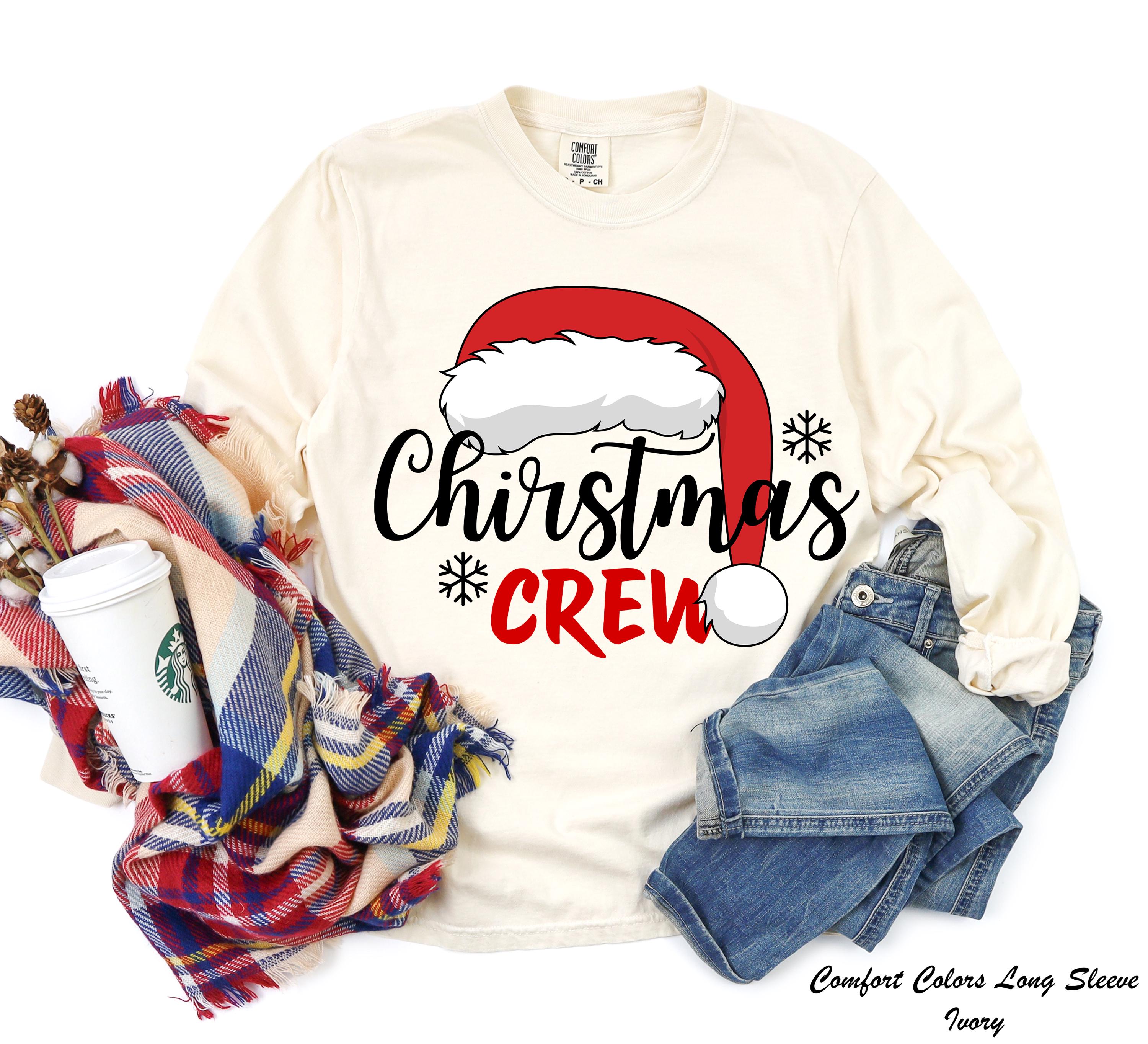 Christmas Crew Sweatshirt, Christmas Lights Sweater, Holiday Matching Long Sleeve, Christmas Group Sweatshirt, Christmas Family Sweater,