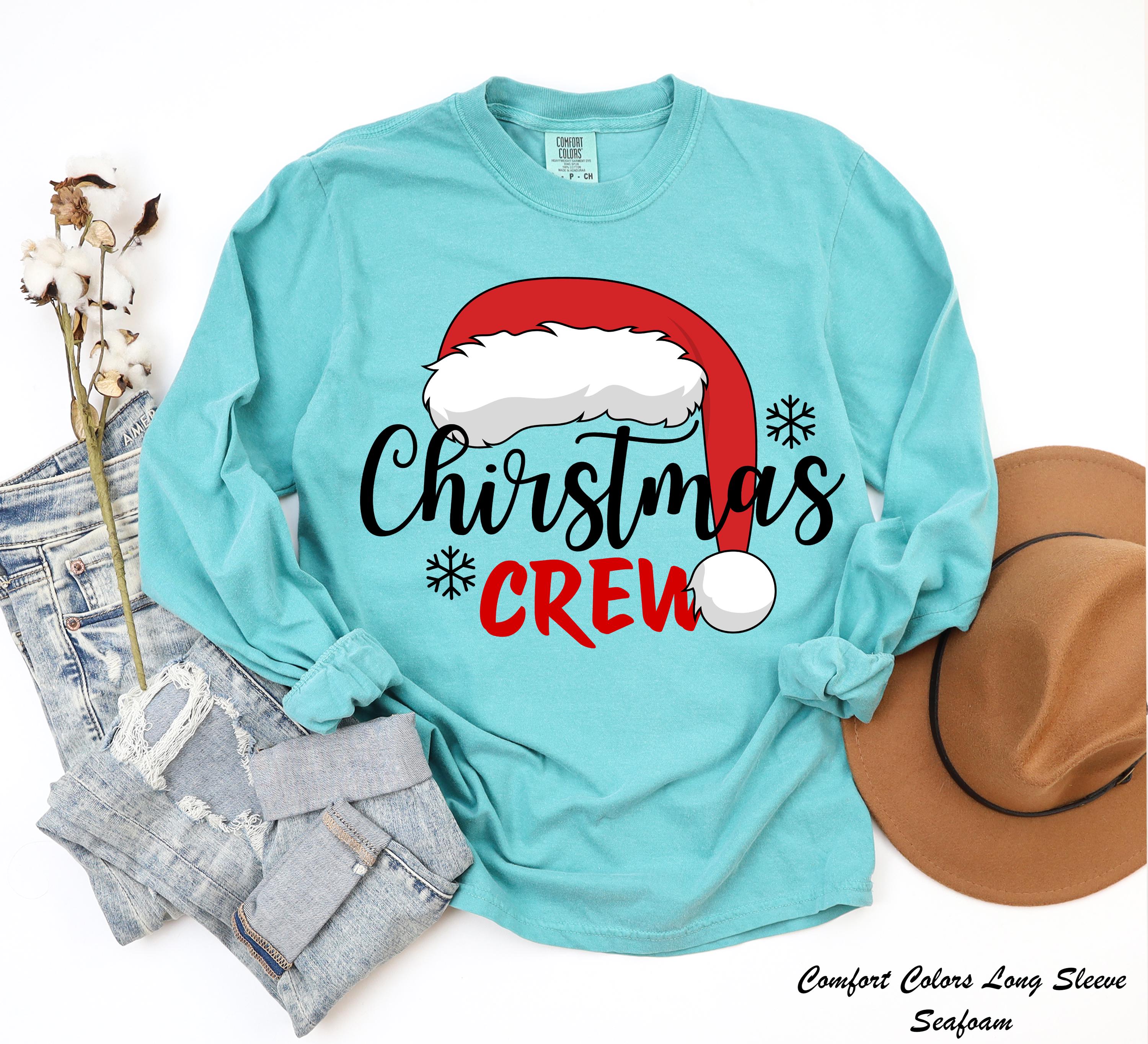 Christmas Crew Sweatshirt, Christmas Lights Sweater, Holiday Matching Long Sleeve, Christmas Group Sweatshirt, Christmas Family Sweater,