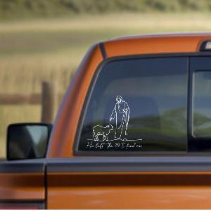 Jesus Sticker, He Left the 99 to Find Me Car Decal, Faith Decal, Christian Vinly Decal, Christian Mug Decal, Scripture Sticker,Laptop Decal