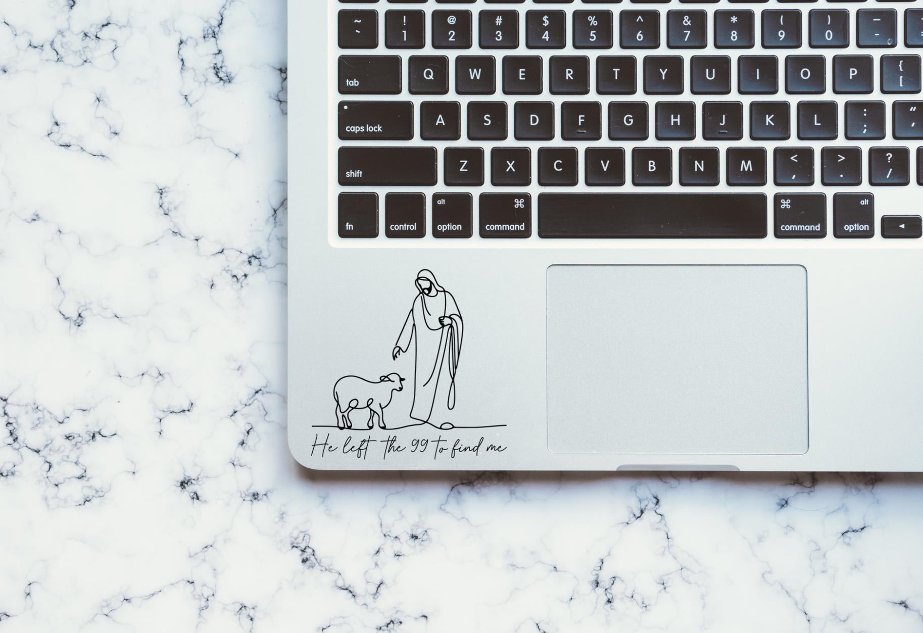 Jesus Sticker, He Left the 99 to Find Me Car Decal, Faith Decal, Christian Vinly Decal, Christian Mug Decal, Scripture Sticker,Laptop Decal