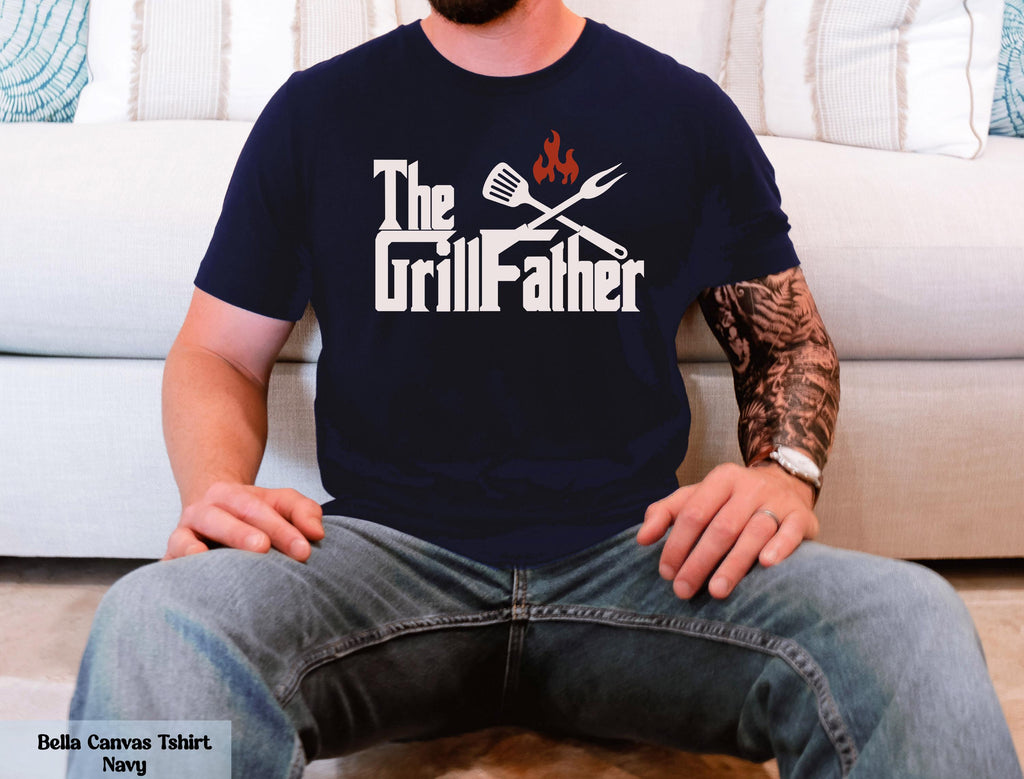 The Grill Father Shirt, Father's Day Grill Shirt, Gift for Father, Cute Dad Tee, Tailgating Shirt, BBQ Party Outfit, Grill King Dad Shirt