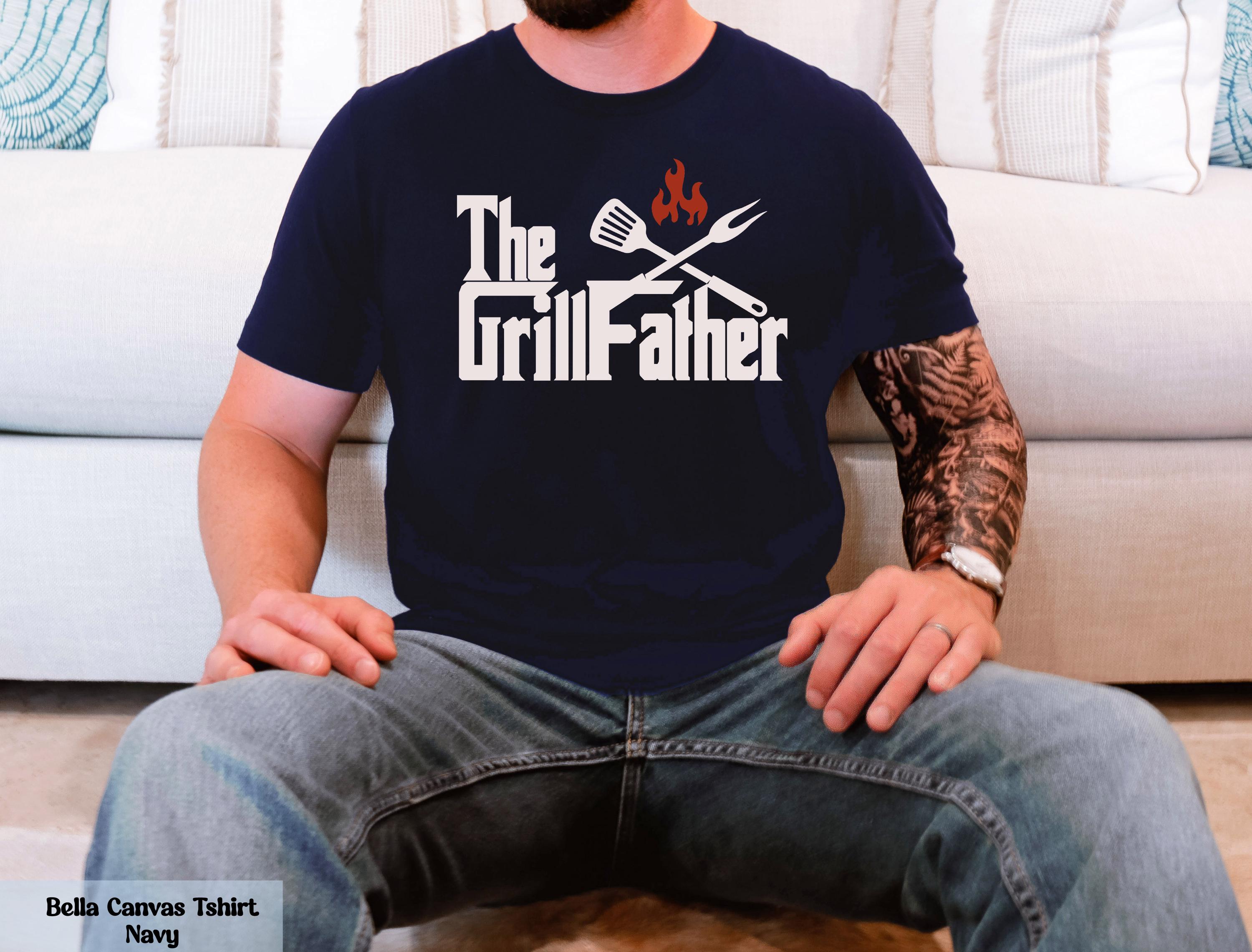The Grill Father Shirt, Father's Day Grill Shirt, Gift for Father, Cute Dad Tee, Tailgating Shirt, BBQ Party Outfit, Grill King Dad Shirt