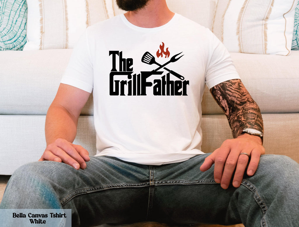 The Grill Father Shirt, Father's Day Grill Shirt, Gift for Father, Cute Dad Tee, Tailgating Shirt, BBQ Party Outfit, Grill King Dad Shirt
