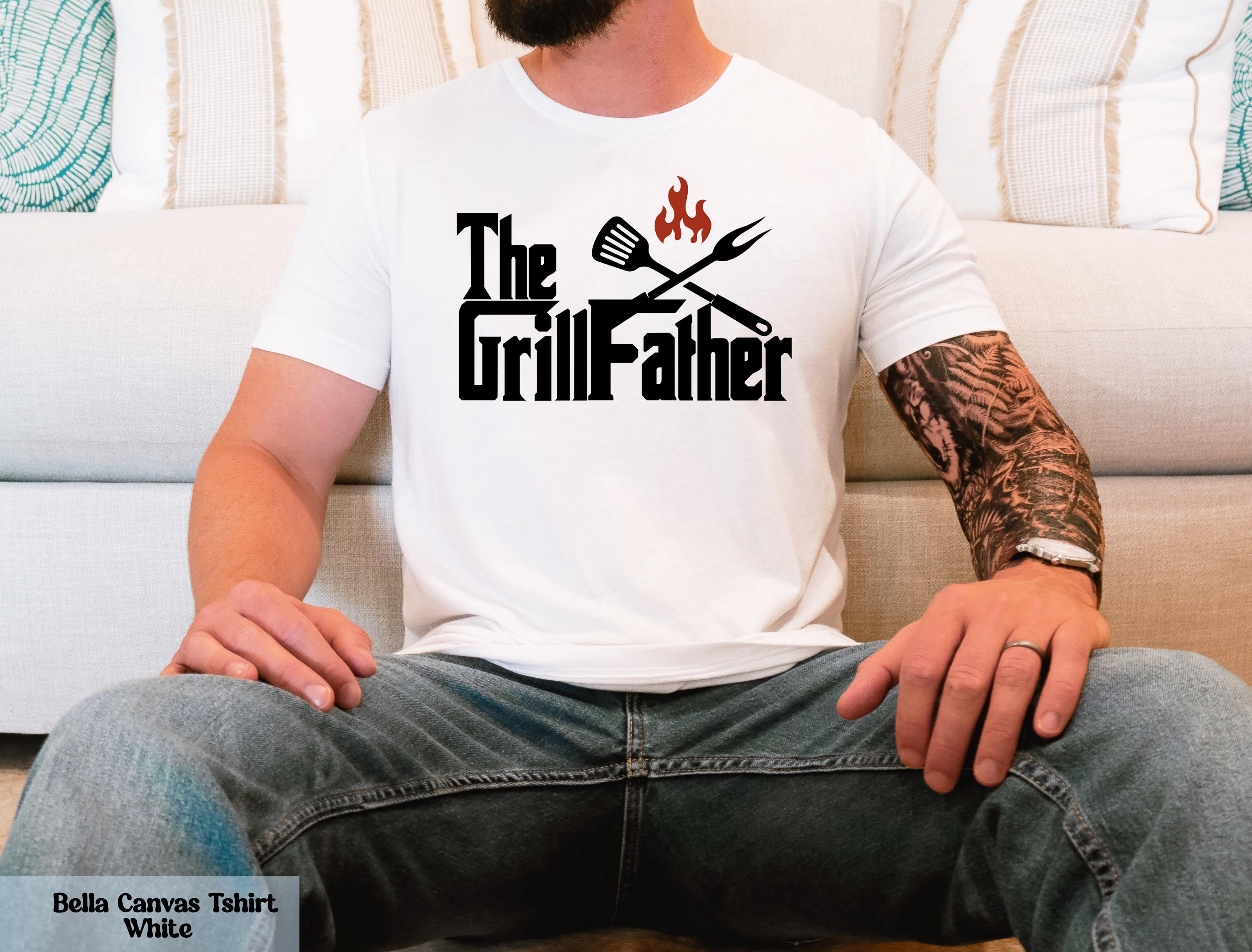The Grill Father Shirt, Father's Day Grill Shirt, Gift for Father, Cute Dad Tee, Tailgating Shirt, BBQ Party Outfit, Grill King Dad Shirt