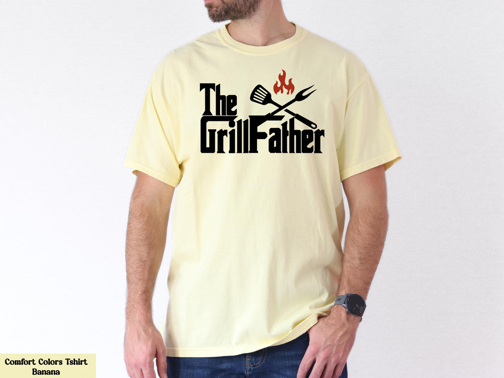 The Grill Father Shirt, Father's Day Grill Shirt, Gift for Father, Cute Dad Tee, Tailgating Shirt, BBQ Party Outfit, Grill King Dad Shirt