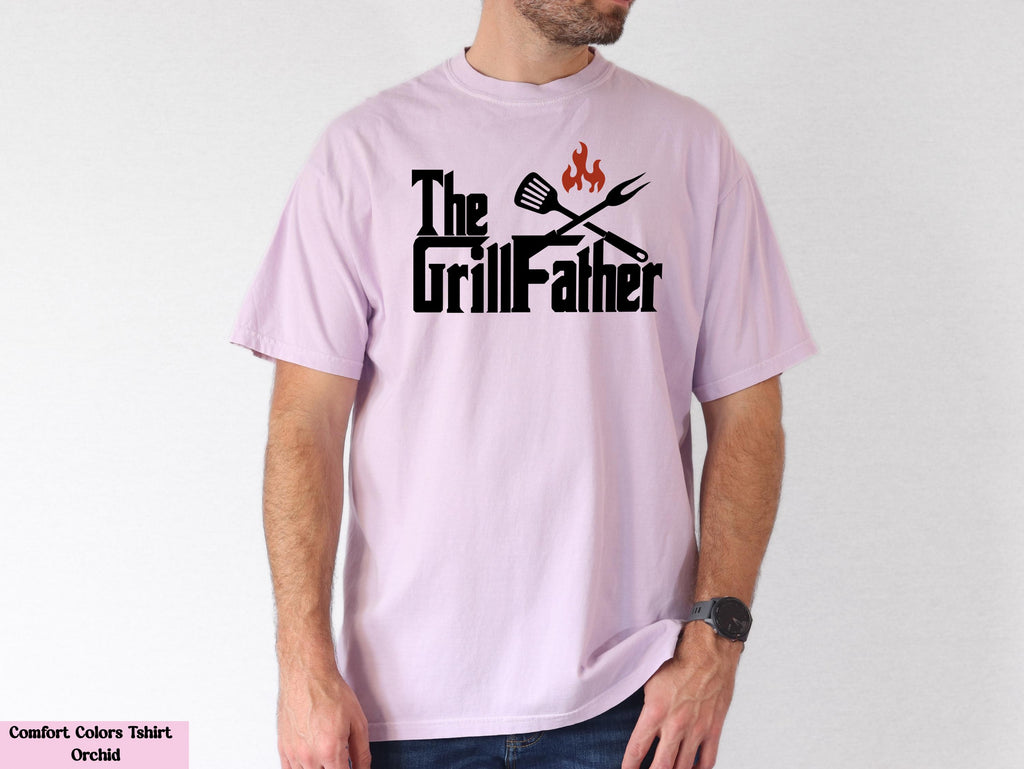 The Grill Father Shirt, Father's Day Grill Shirt, Gift for Father, Cute Dad Tee, Tailgating Shirt, BBQ Party Outfit, Grill King Dad Shirt