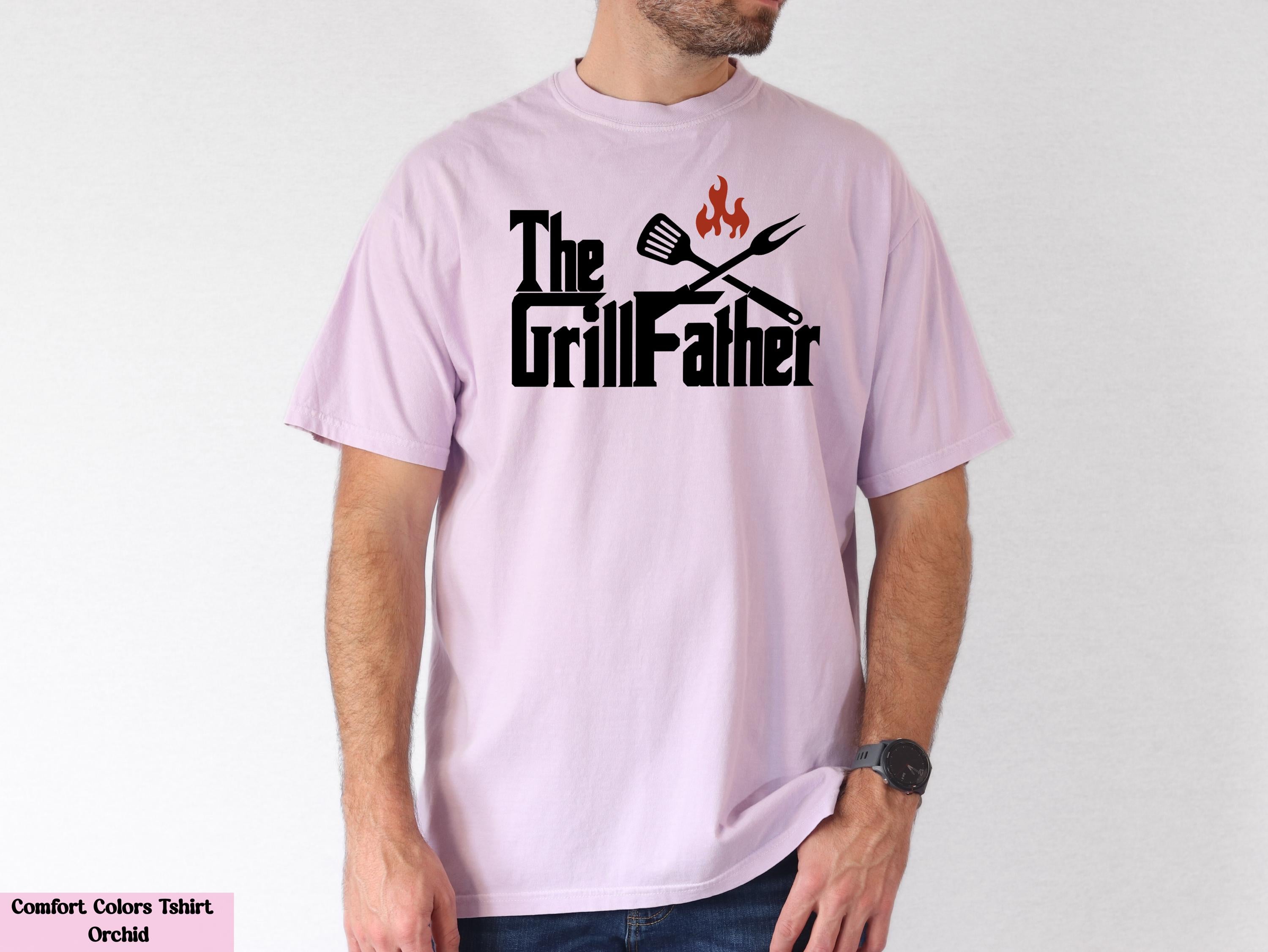 The Grill Father Shirt, Father's Day Grill Shirt, Gift for Father, Cute Dad Tee, Tailgating Shirt, BBQ Party Outfit, Grill King Dad Shirt