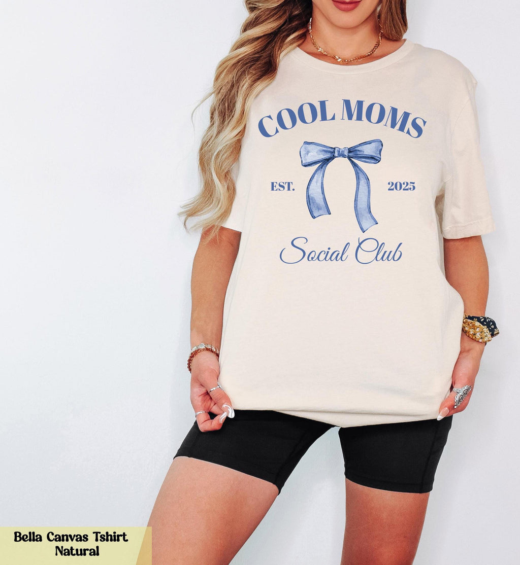Cool Moms Social Club Shirt, Pregnancy Announcement Shirt, First Time Mom Gift, Mom Appreciation Shirt, Shirt for Cool Moms, Cool Moms Gift