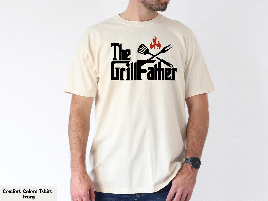 The Grill Father Shirt, Father's Day Grill Shirt, Gift for Father, Cute Dad Tee, Tailgating Shirt, BBQ Party Outfit, Grill King Dad Shirt