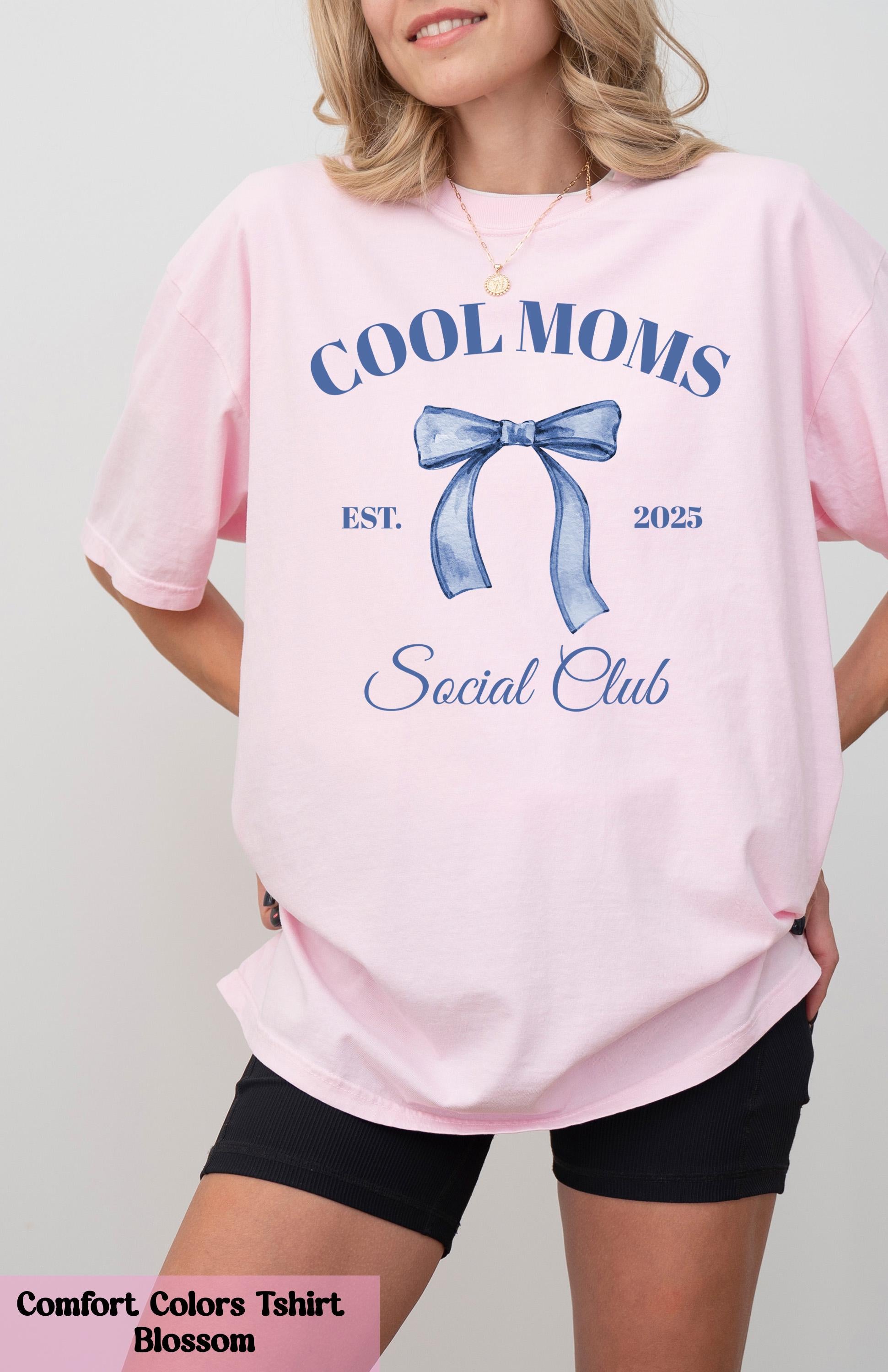 Cool Moms Social Club Shirt, Pregnancy Announcement Shirt, First Time Mom Gift, Mom Appreciation Shirt, Shirt for Cool Moms, Cool Moms Gift