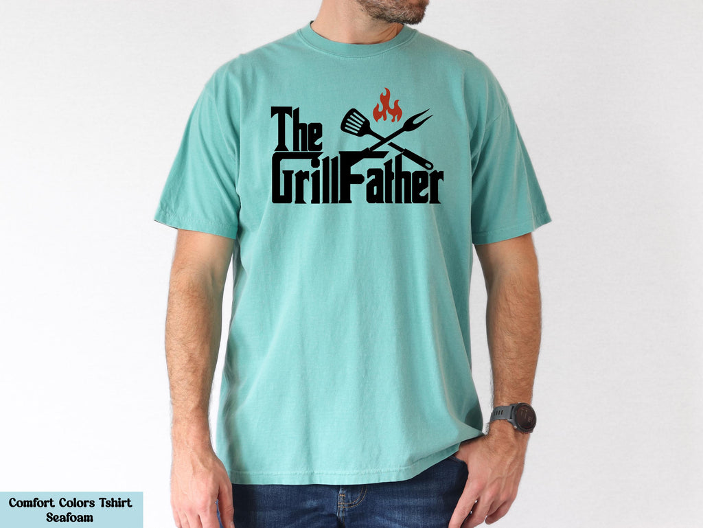 The Grill Father Shirt, Father's Day Grill Shirt, Gift for Father, Cute Dad Tee, Tailgating Shirt, BBQ Party Outfit, Grill King Dad Shirt