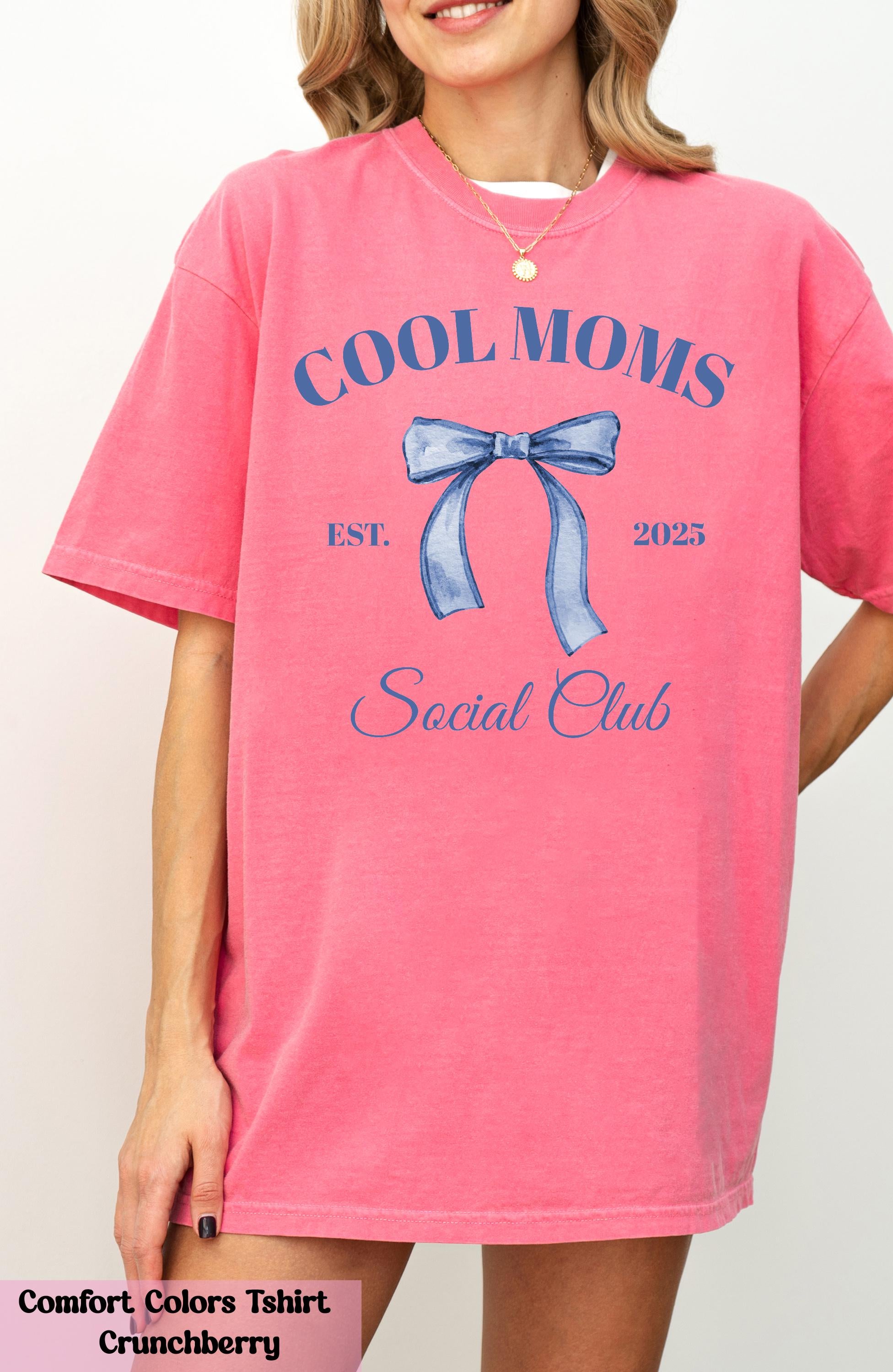 Cool Moms Social Club Shirt, Pregnancy Announcement Shirt, First Time Mom Gift, Mom Appreciation Shirt, Shirt for Cool Moms, Cool Moms Gift