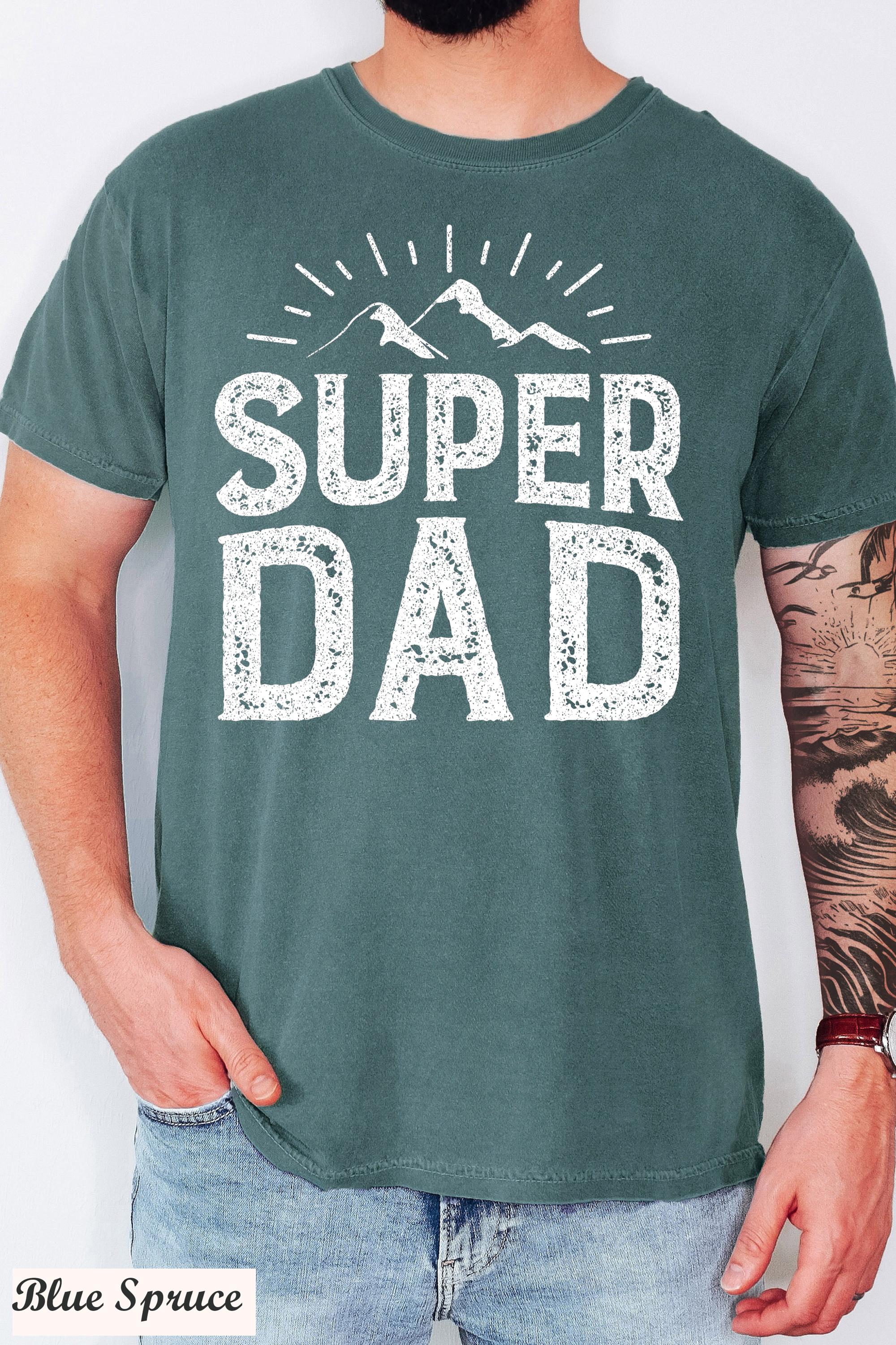 Super Dad Shirt,  Father's Day Gift,Dad's Birthday Gift, New Dad Crewneck, Dad Life Tee, funny Dad Shirt,Fatherhood Shirt,Super Hero Dad Tee