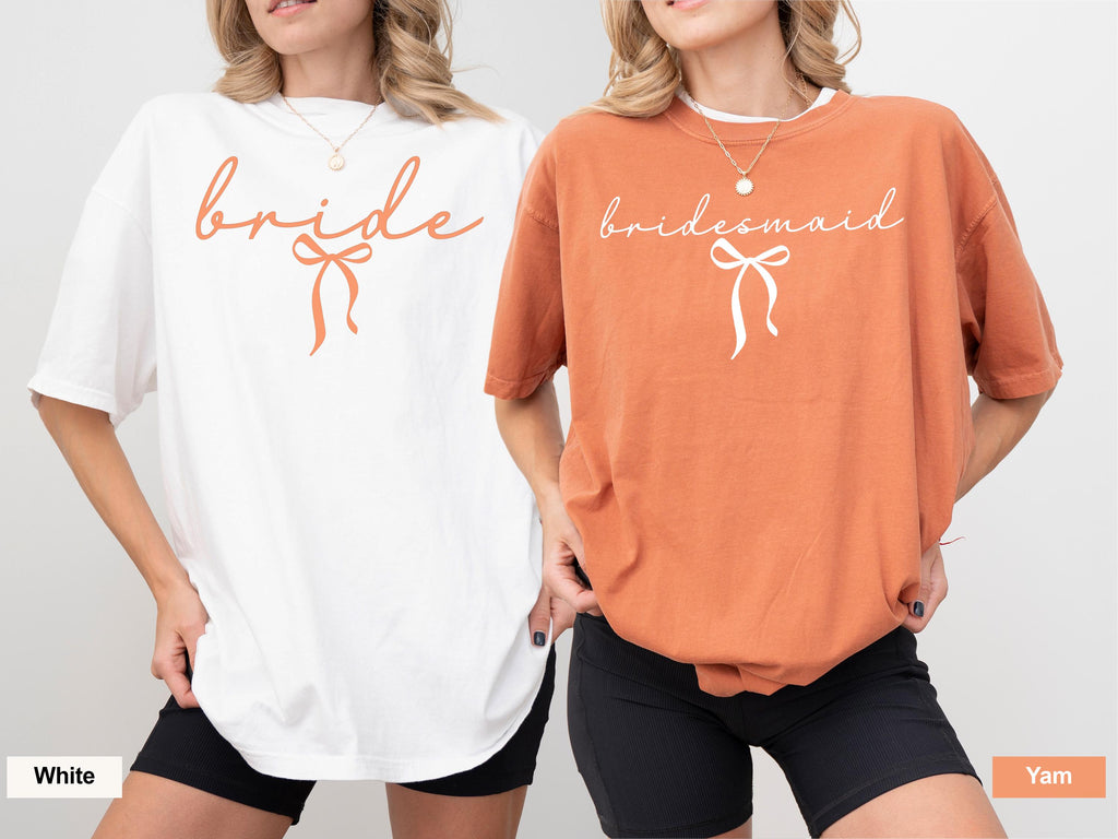 Coquette Bachelorette Party Tee,, Bride Shirt, Bridesmaid Shirt,Bridesmaid Proposal Gift, Bridal Shower Tee, Wedding Gift, Engagement Outfit