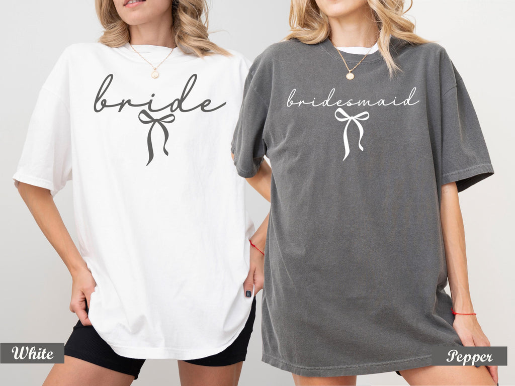 Coquette Bachelorette Party Tee,, Bride Shirt, Bridesmaid Shirt,Bridesmaid Proposal Gift, Bridal Shower Tee, Wedding Gift, Engagement Outfit