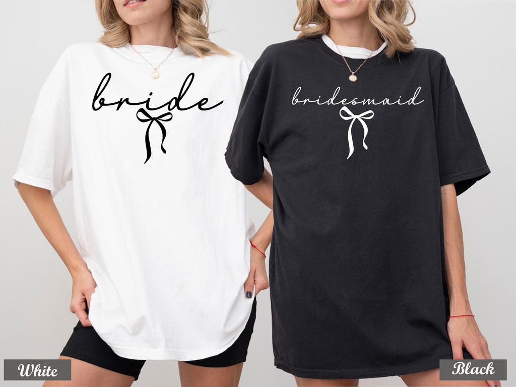 Coquette Bachelorette Party Tee,, Bride Shirt, Bridesmaid Shirt,Bridesmaid Proposal Gift, Bridal Shower Tee, Wedding Gift, Engagement Outfit