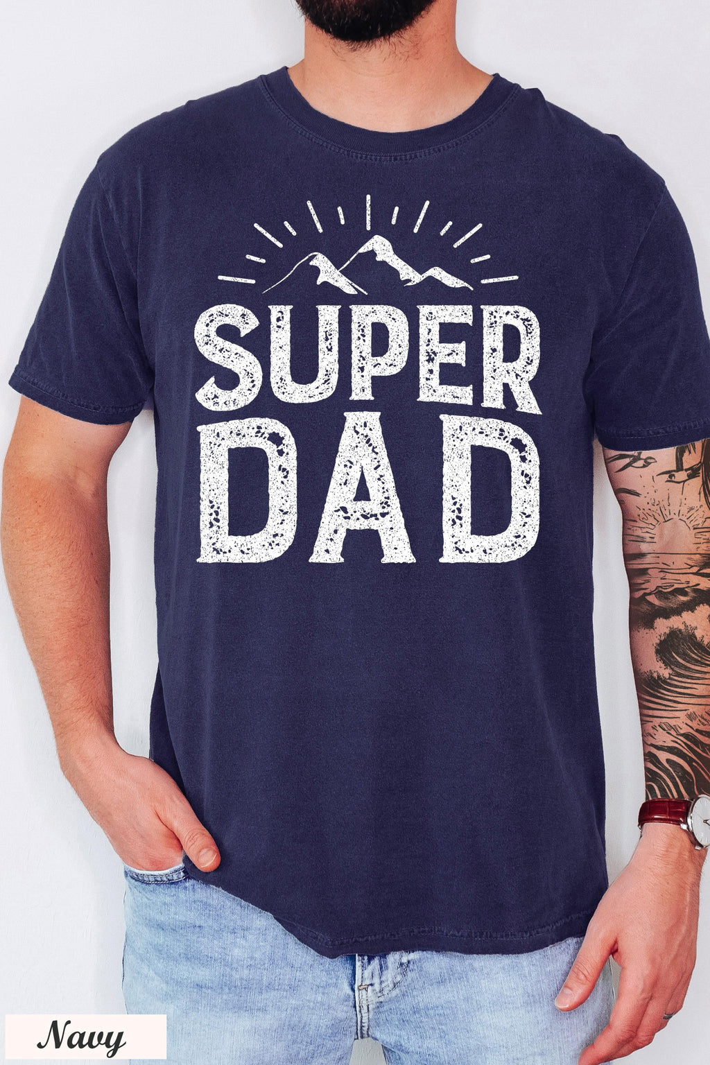 Super Dad Shirt, Father's Day Gift, Dad's Birthday Gift, New Dad Shirt,  Dad Life Tee, funny Dad Shirt, Fatherhood Shirt, Super Hero Dad Tee