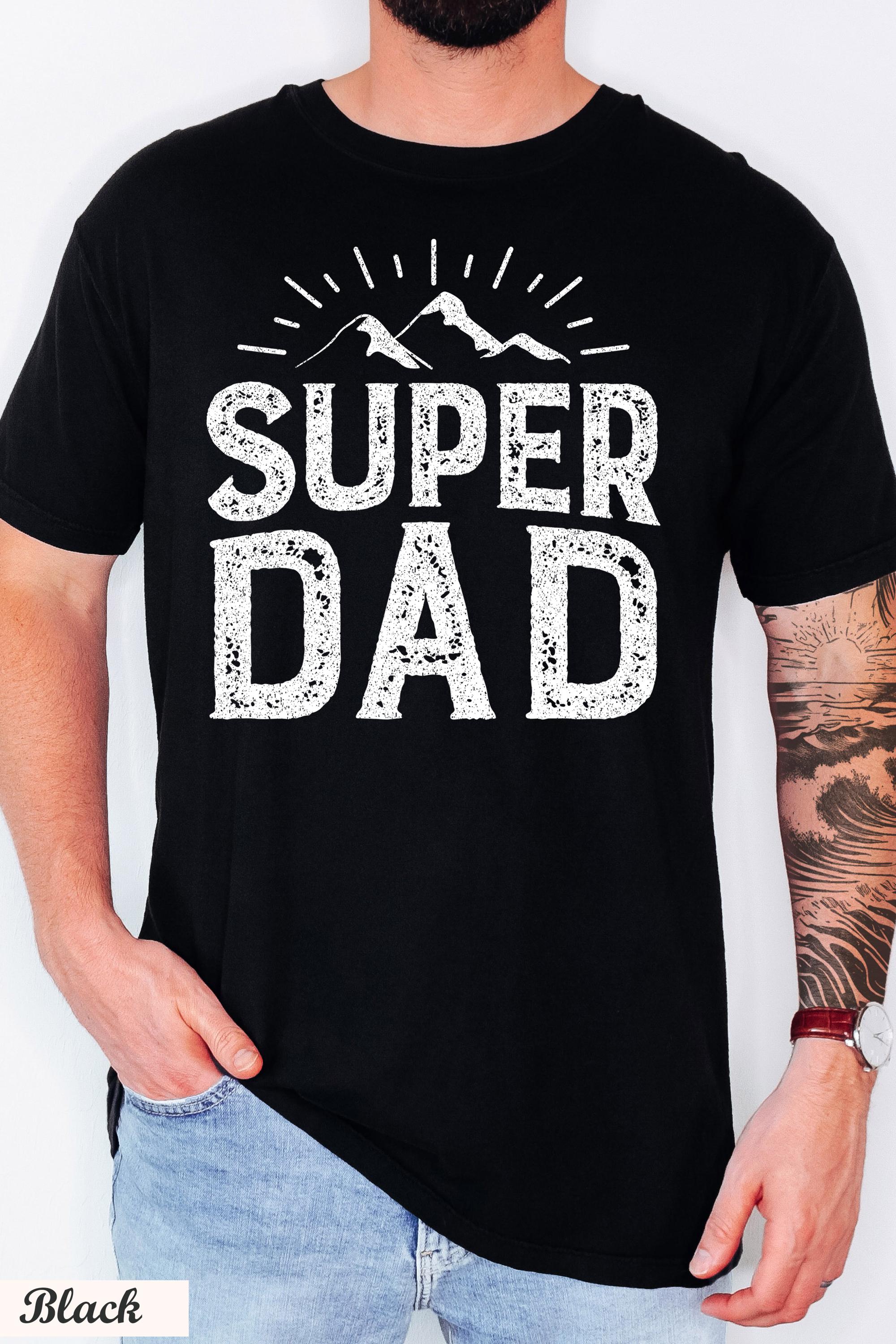 Super Dad Shirt, Father's Day Gift, Dad's Birthday Gift, New Dad Shirt,  Dad Life Tee, funny Dad Shirt, Fatherhood Shirt, Super Hero Dad Tee
