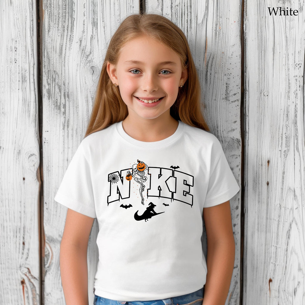 Halloween Skeleton Shirt,Halloween Family Shirt,Spooky Season Logo Shirt,Halloween Skull Graphic Tee,Witch and Bad Tee