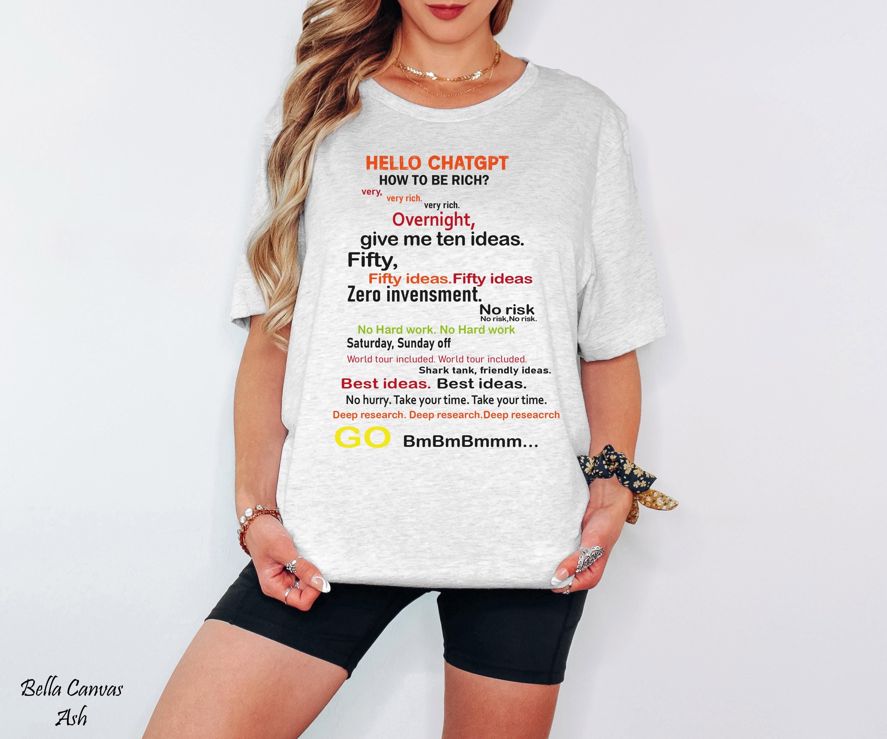 Motivational T-Shirt: How to Be Rich Shirt, Inspirational Quote Tee, Motivational Quote Tee for Entrepreneurs Dreamer, Positive T-shirt,