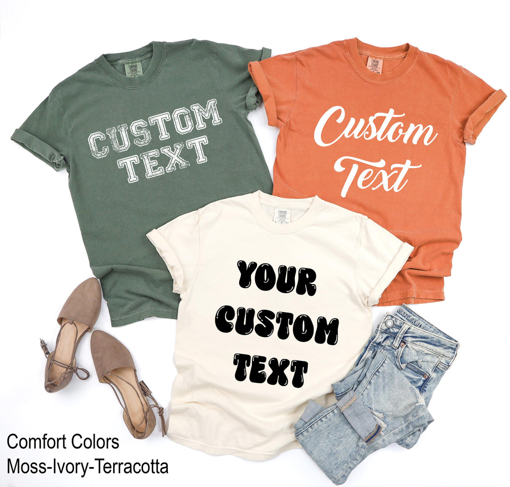 Your Custom Text Shirt, Personalized Shirt, Custom Shirt, Personalized Text Tshirt, Your Photo Shirt, Matching Shirt, Business Logo Tee
