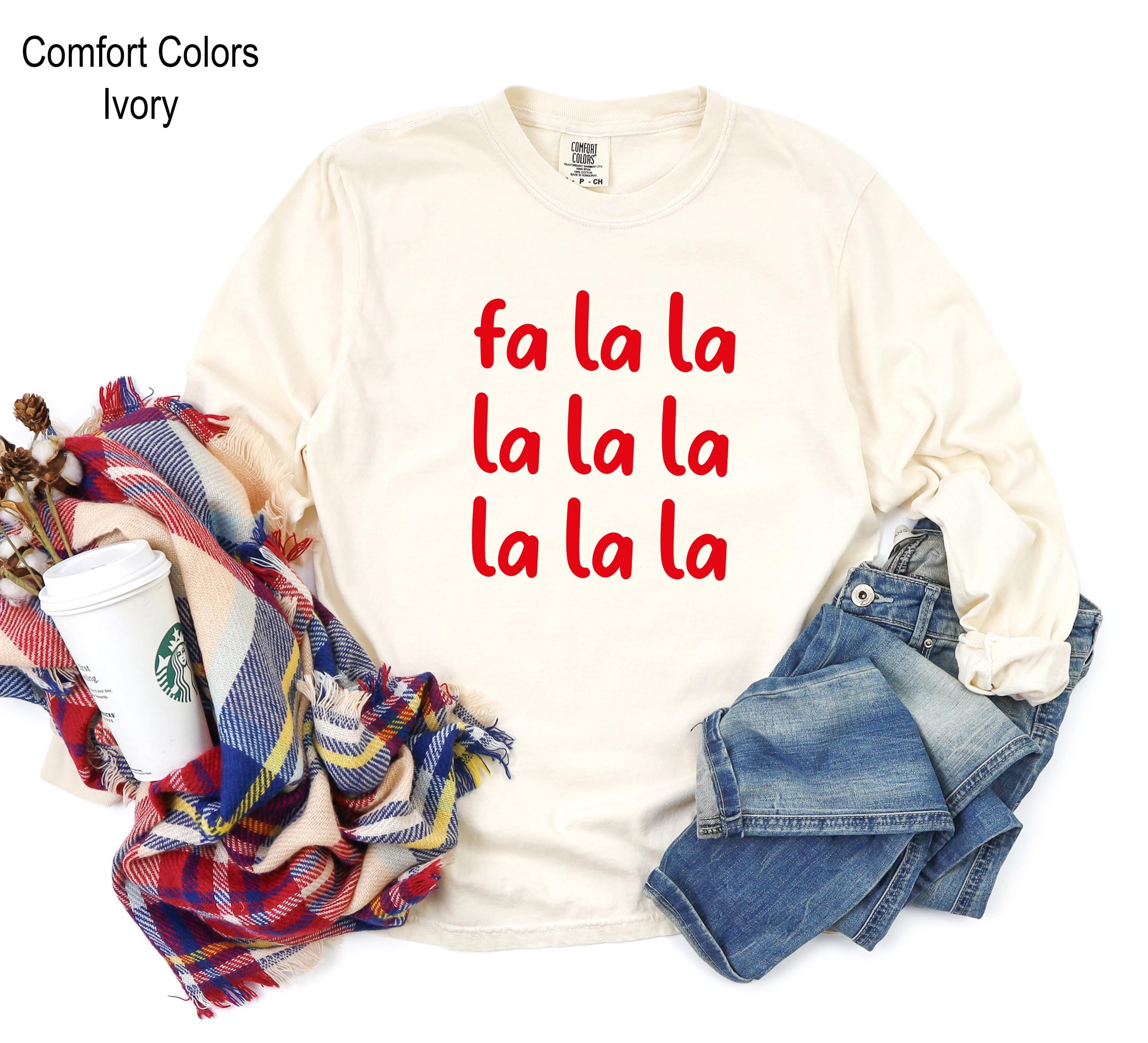 Fa La La Christmas Sweatshirt,Trendy Christmas Crewneck For Women,Christmas Party Sweater, Fun Christmas Sweatshirt , Xmas Holiday Sweater