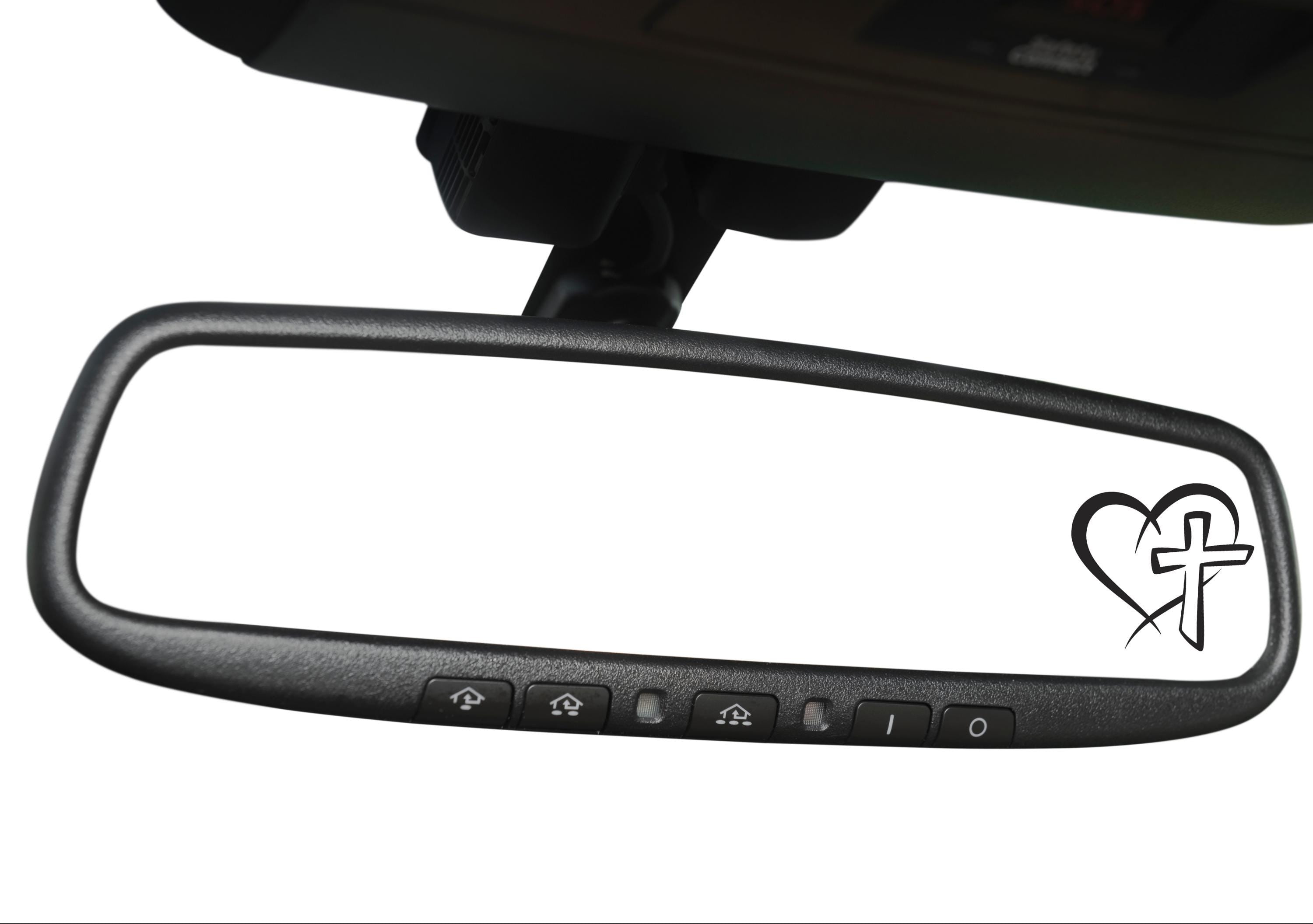 Heart Cross Car Decal, Christian Decal, Faith Decal, Religious Car Decal, Spiritual Gifts, Religious Car Decals, Christian Stickers Laptop