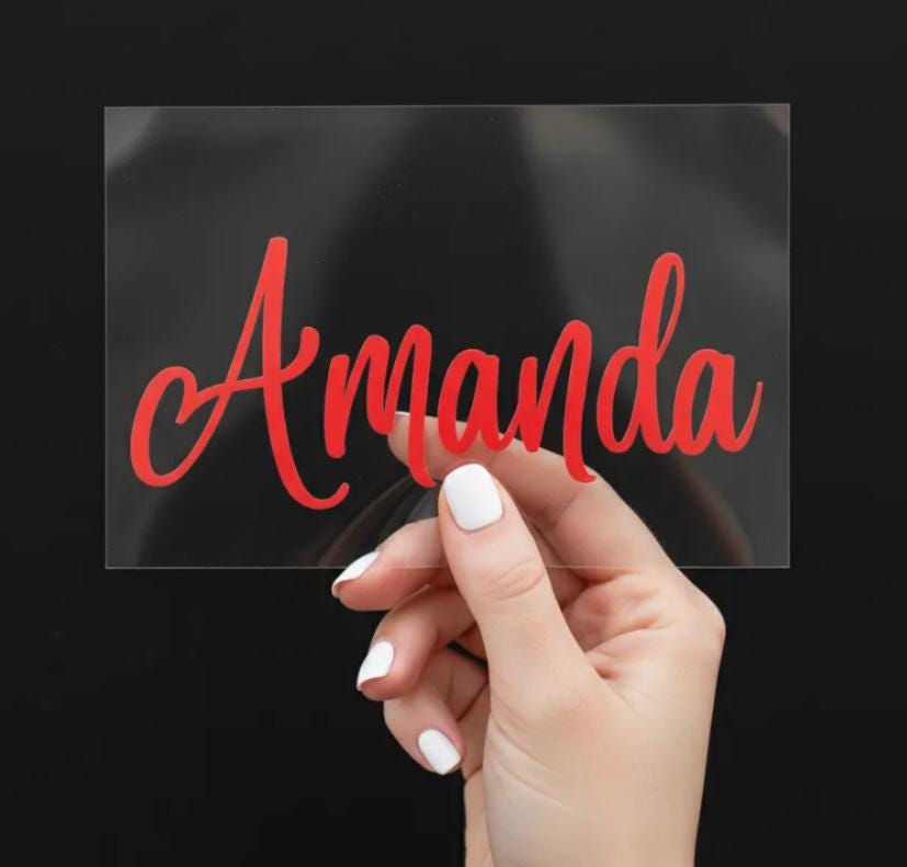 Custom Name Decal, Personalized Name Decal, Name Sticker for Car, Custom Name Sticker, Customized Laptop Sticker, Name Car Window Decal,