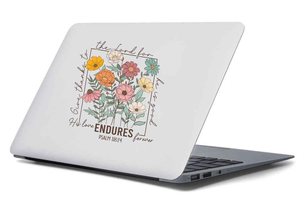 Faith Endures Bumper Sticker, Endures Car Decal, Christian Bumper Car, Christian Truck Sticker, Jesus Car Decal, Christian Vinyl Decals