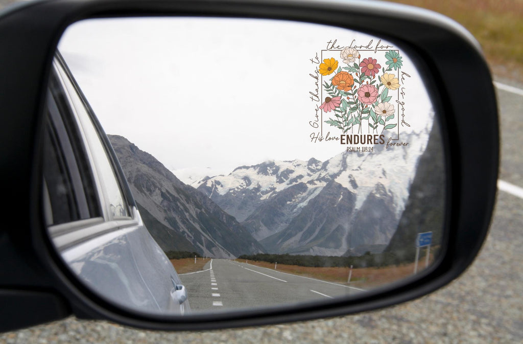 Faith Endures Bumper Sticker, Endures Car Decal, Christian Bumper Car, Christian Truck Sticker, Jesus Car Decal, Christian Vinyl Decals