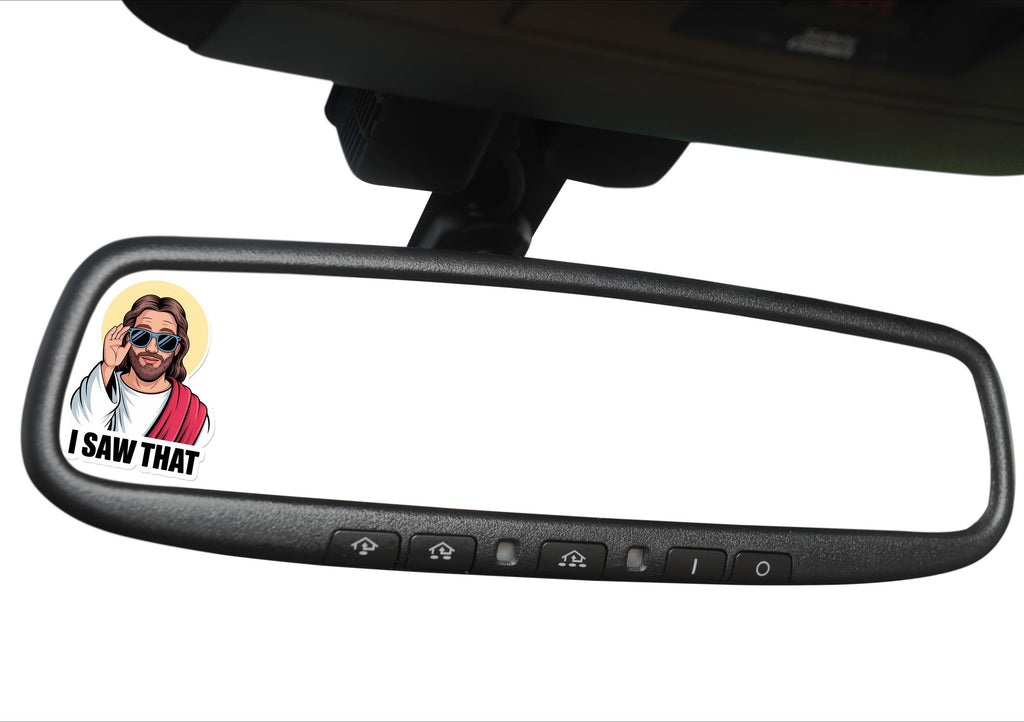 Jesus I Saw That Sticker, Jesus Sticker, Jesus Car Decal, Meme Sticker, Vinyl Decal For Laptops, Water Bottles, Cars, Spiritual Sticker