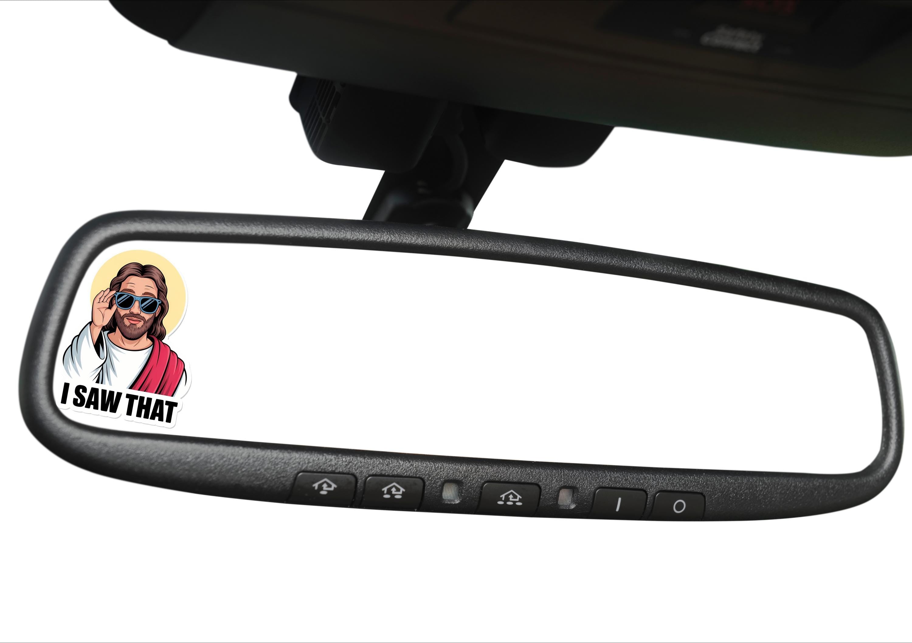 Jesus I Saw That Sticker, Jesus Sticker, Jesus Car Decal, Meme Sticker, Vinyl Decal For Laptops, Water Bottles, Cars, Spiritual Sticker