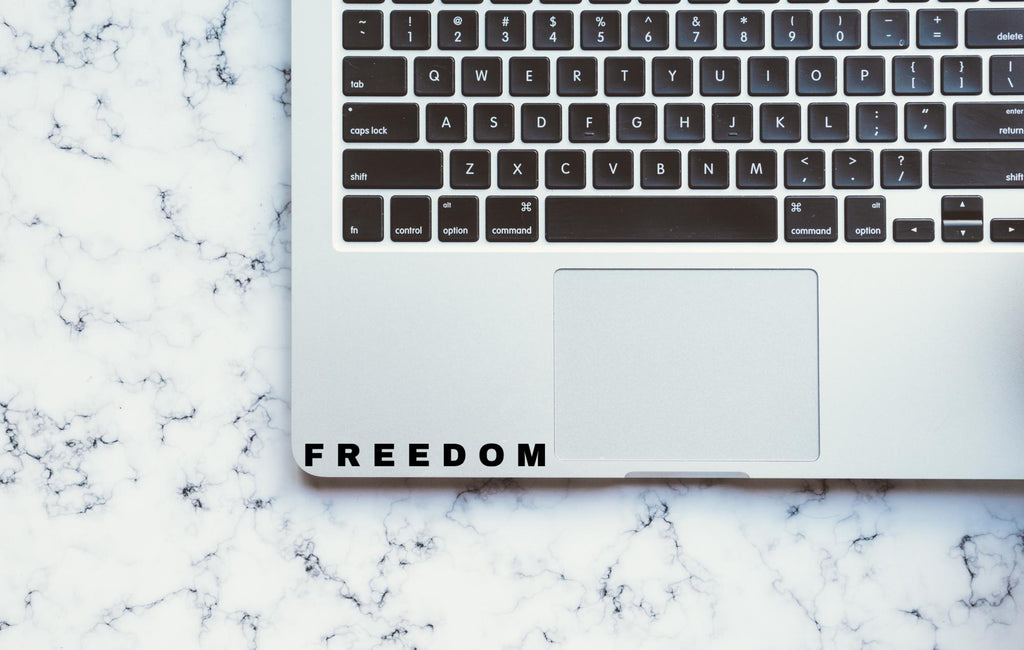 Freedom Car Decal, Charlie Kirk Car Decal, True American Hero Sticker, Patriotic Sticker for Car, Truck Window Decal, Laptop, Water Bottle