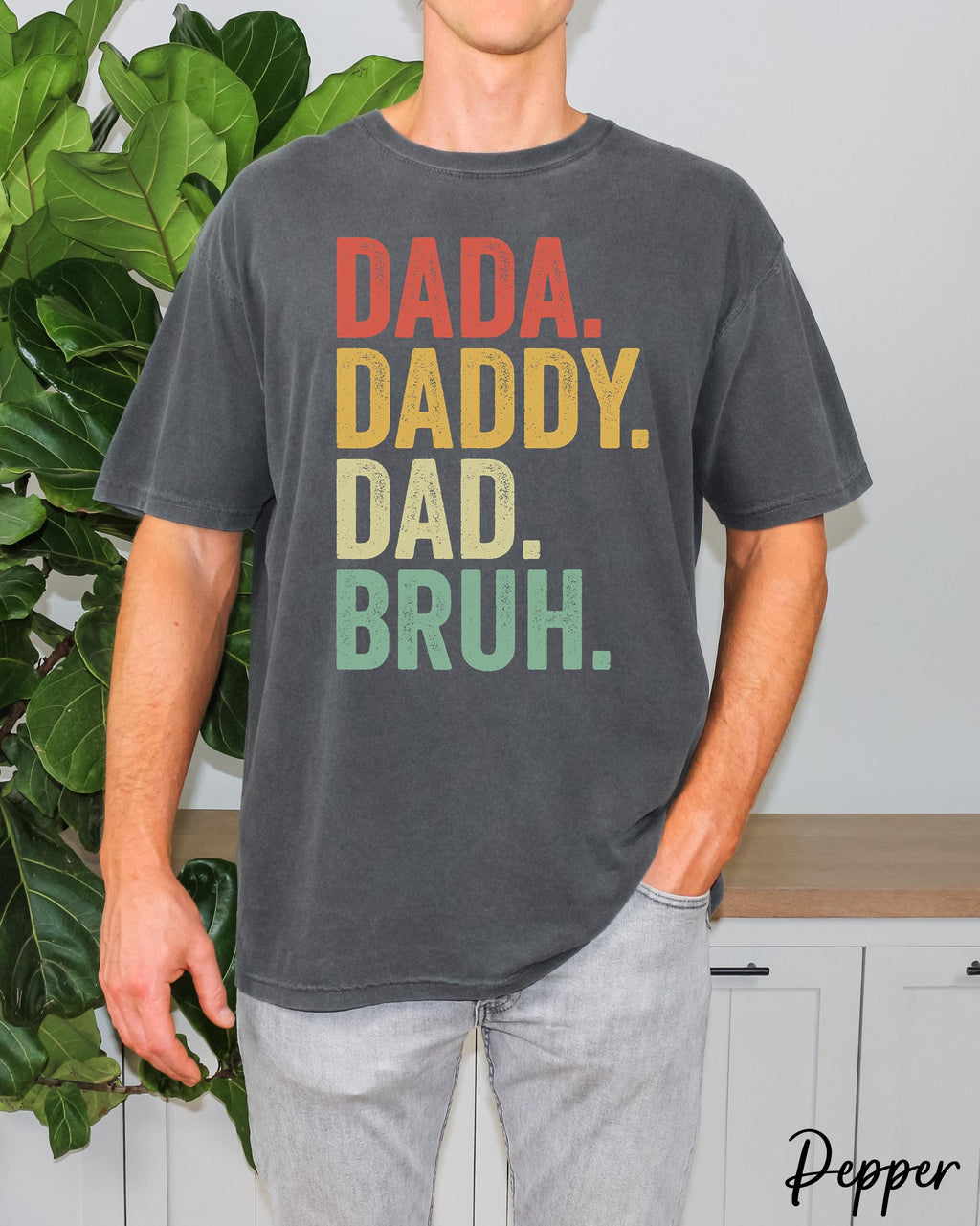 Dada Daddy Dad Bruh Shirt,Dad Birthday Gift,Fathers Day Gift,Sarcastic Dad Shirt,Funny Husband Shirt,Pregnancy Announcement,Funny Dad Tee