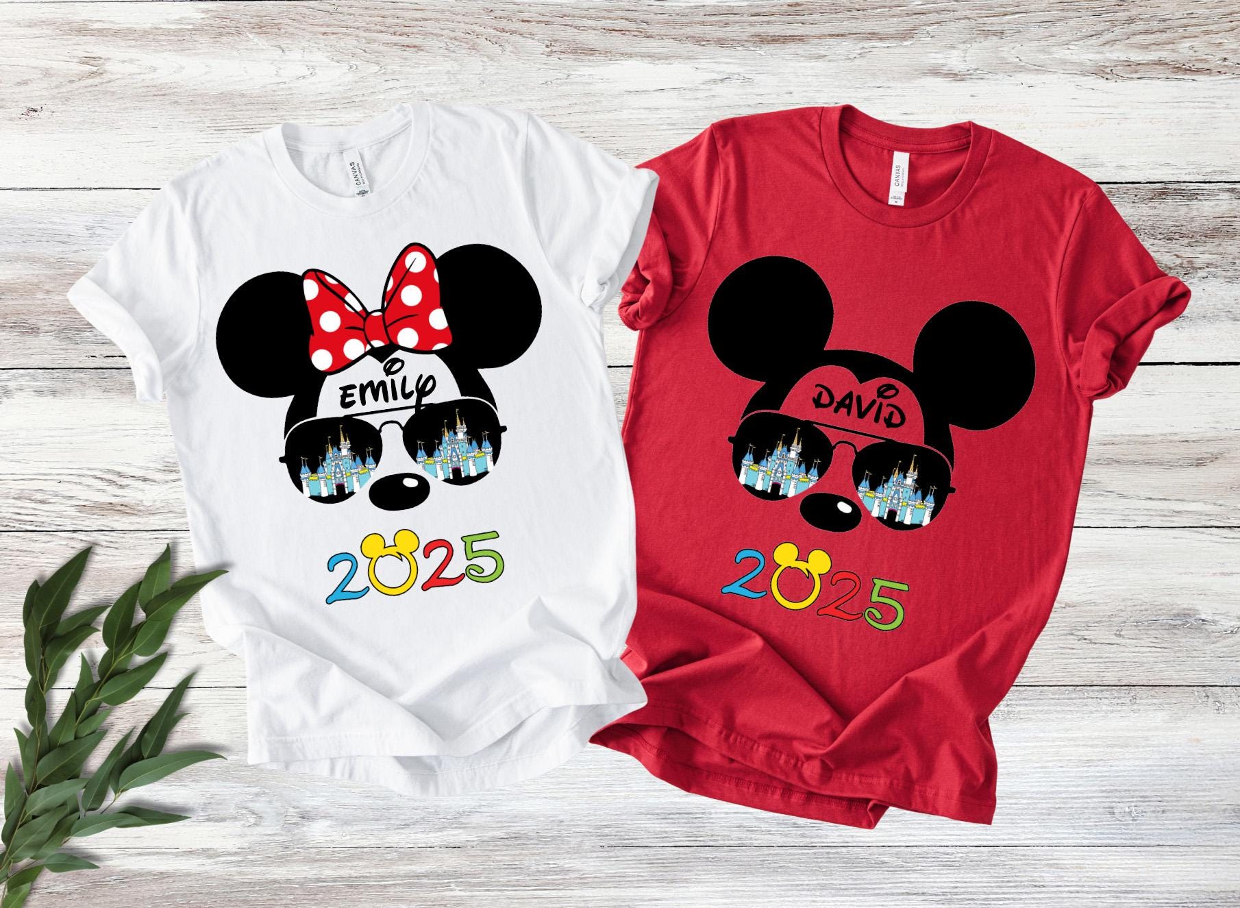 Disneyland Personalized Family T-shirt, Group Family Holiday Vacation Disneyworld Shirt, Disney Family Matching Shirt, Disney Couple Shirt