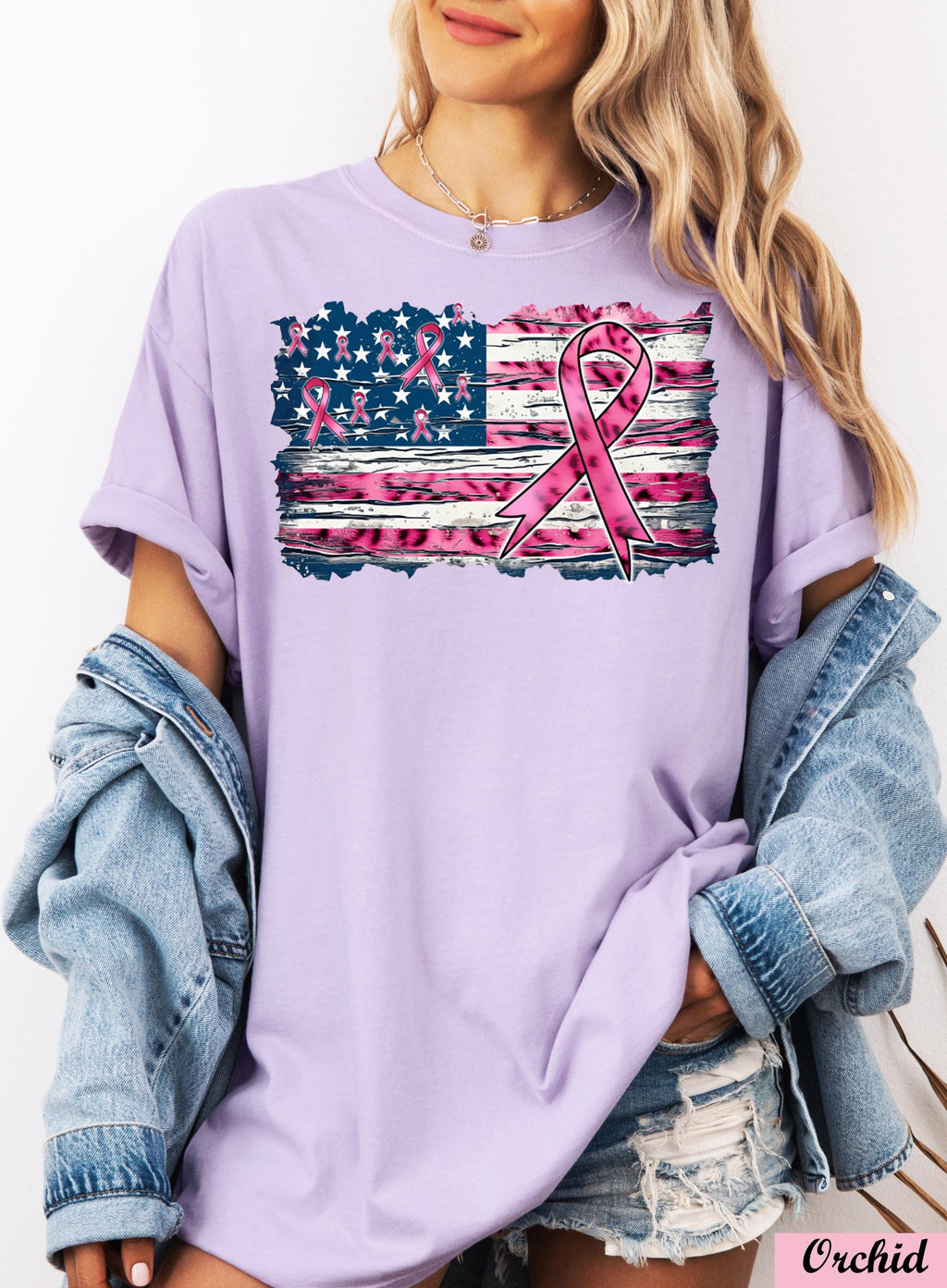 Breast Cancer Ribbon USA Flag Shirt,Cancer Flag Shirt,Breast Cancer Awareness Tee,Breast Cancer Gifts,Breast Cancer Month,Cancer Motivation